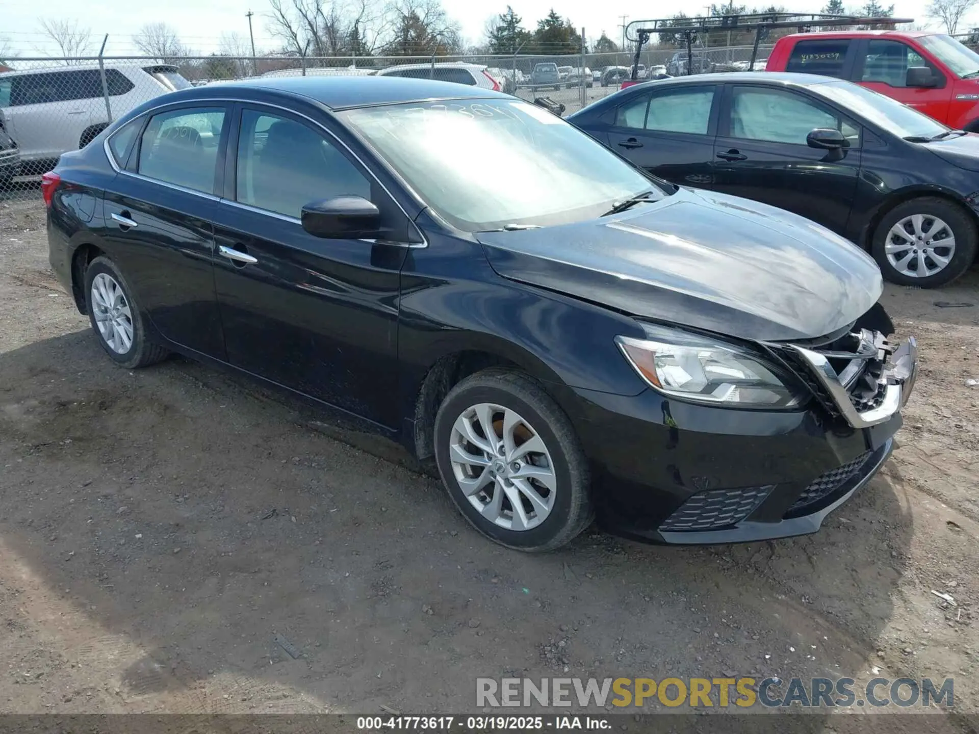 1 Photograph of a damaged car 3N1AB7AP0KY409730 NISSAN SENTRA 2019