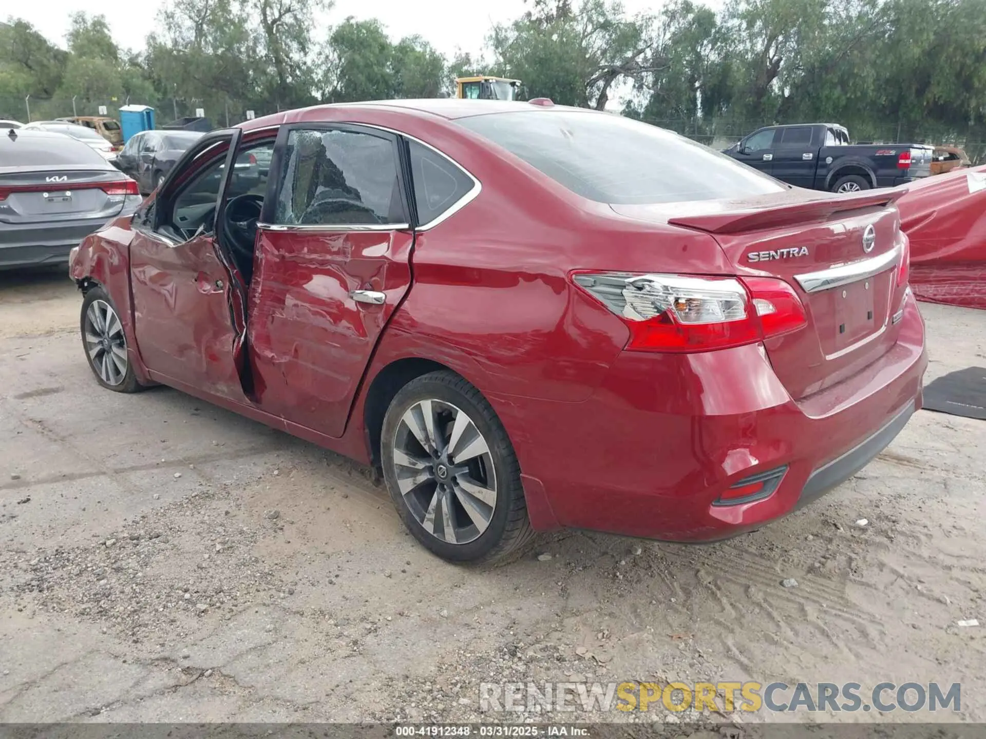 3 Photograph of a damaged car 3N1AB7AP0KY411381 NISSAN SENTRA 2019