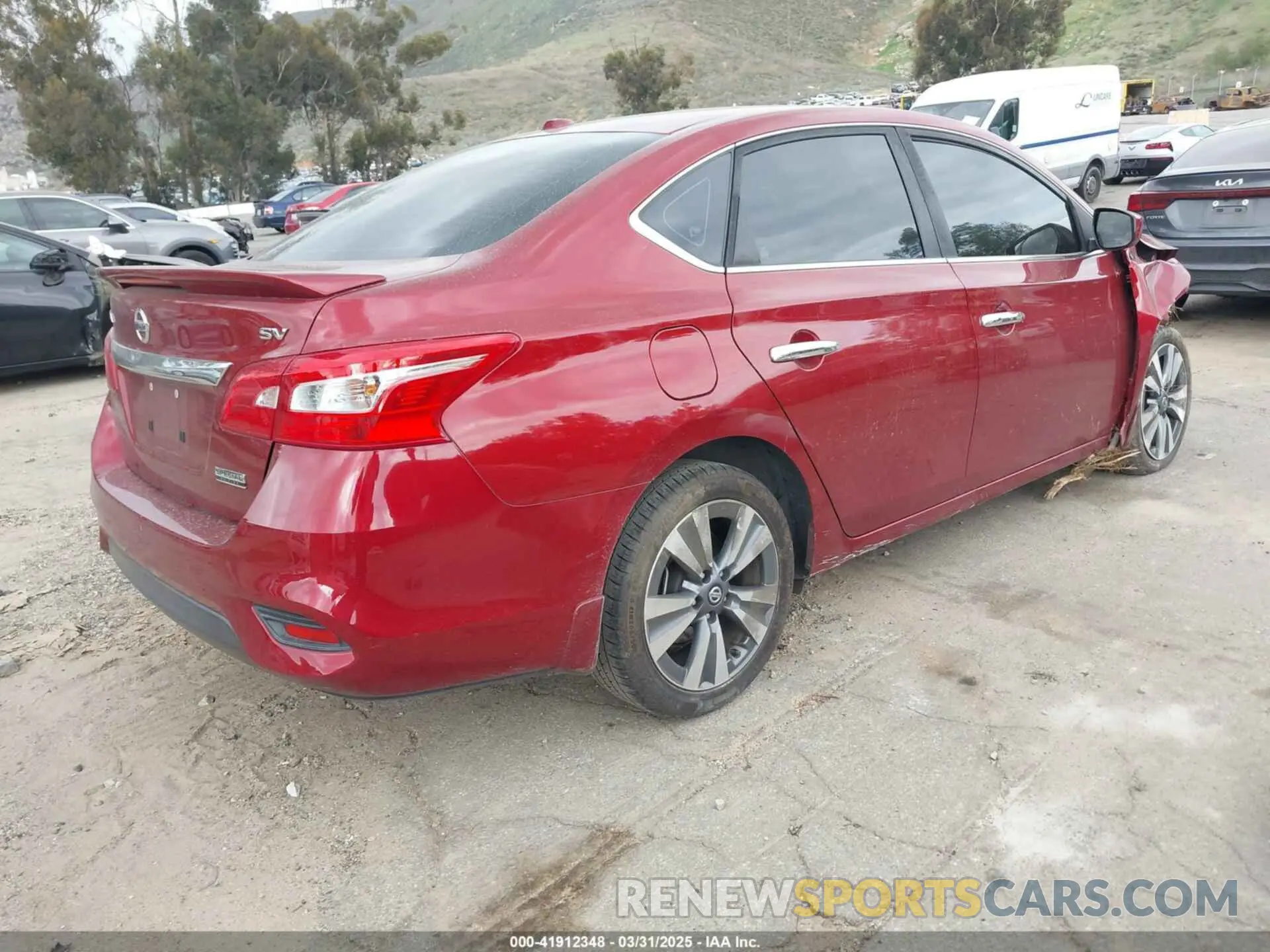 4 Photograph of a damaged car 3N1AB7AP0KY411381 NISSAN SENTRA 2019