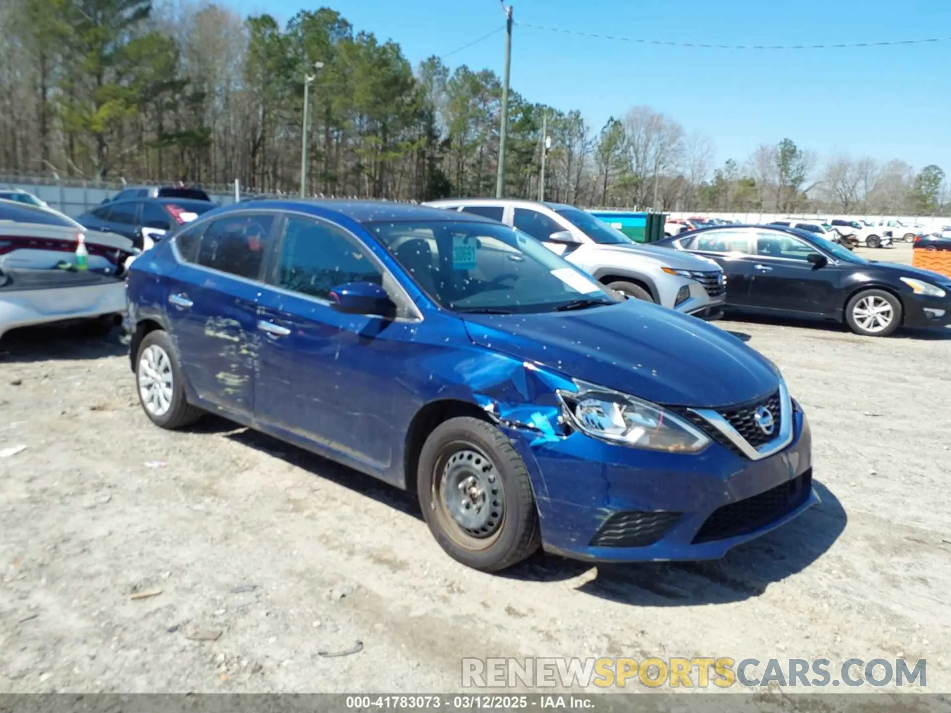 1 Photograph of a damaged car 3N1AB7AP0KY413261 NISSAN SENTRA 2019