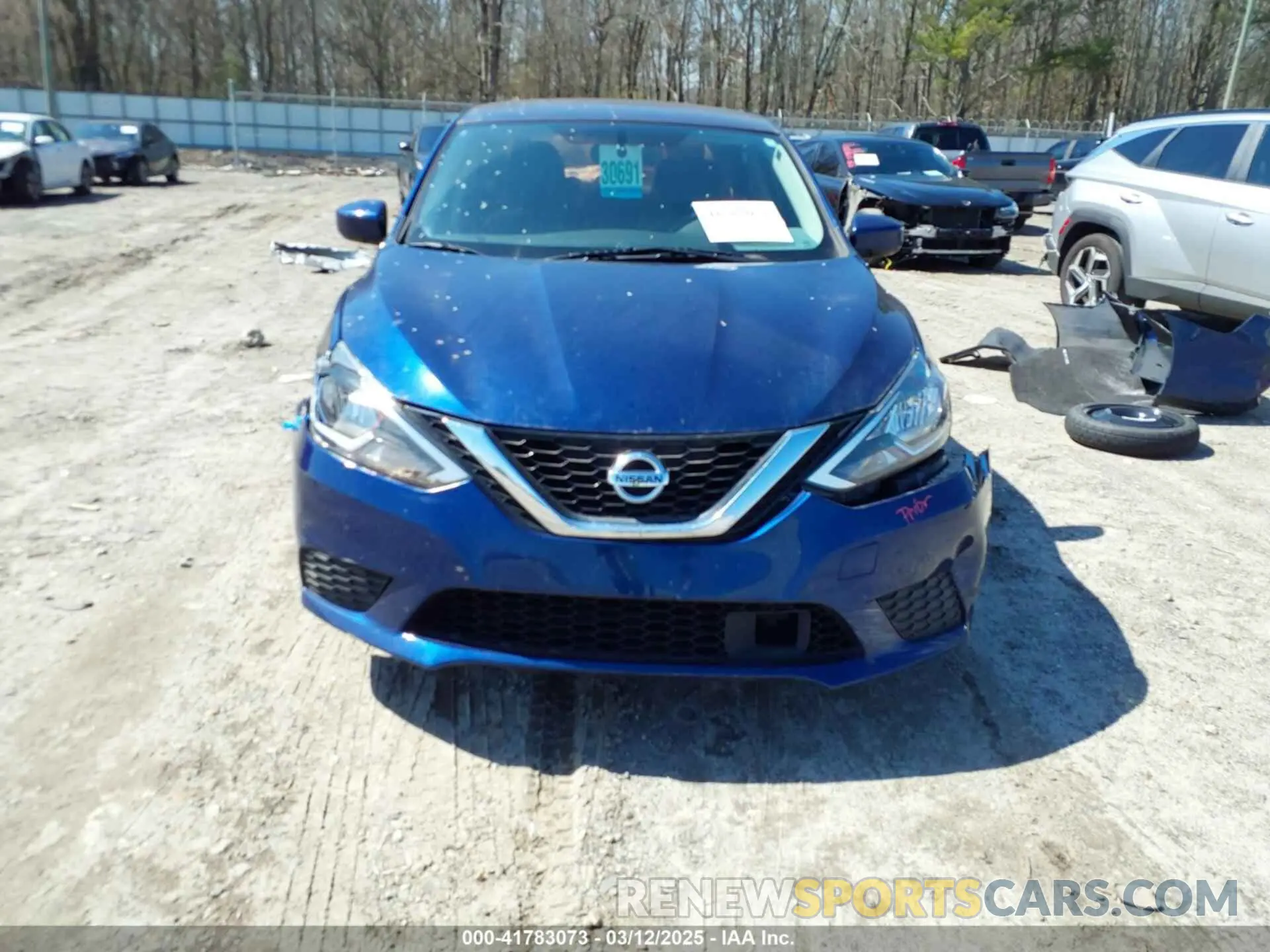 13 Photograph of a damaged car 3N1AB7AP0KY413261 NISSAN SENTRA 2019