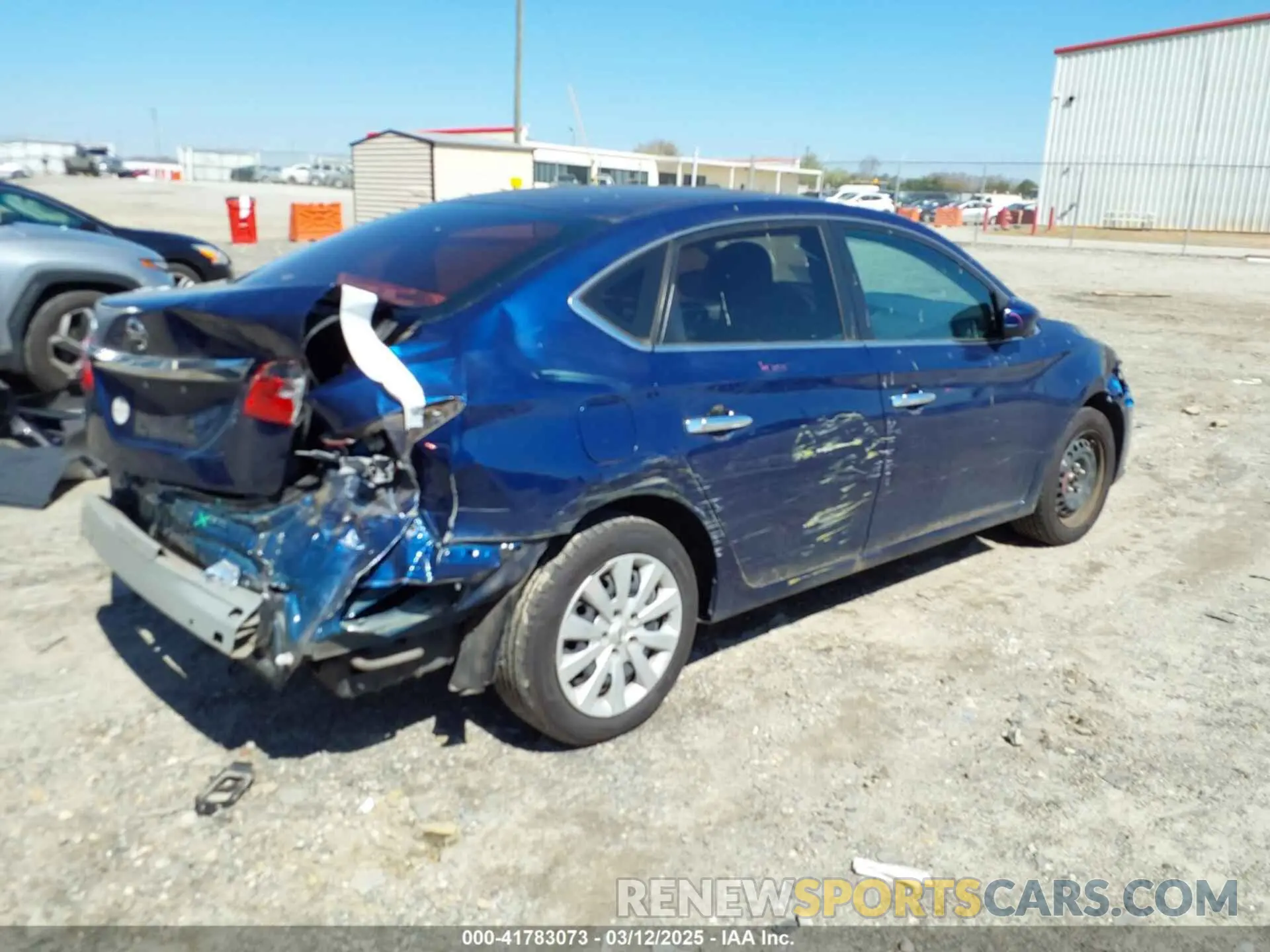 4 Photograph of a damaged car 3N1AB7AP0KY413261 NISSAN SENTRA 2019