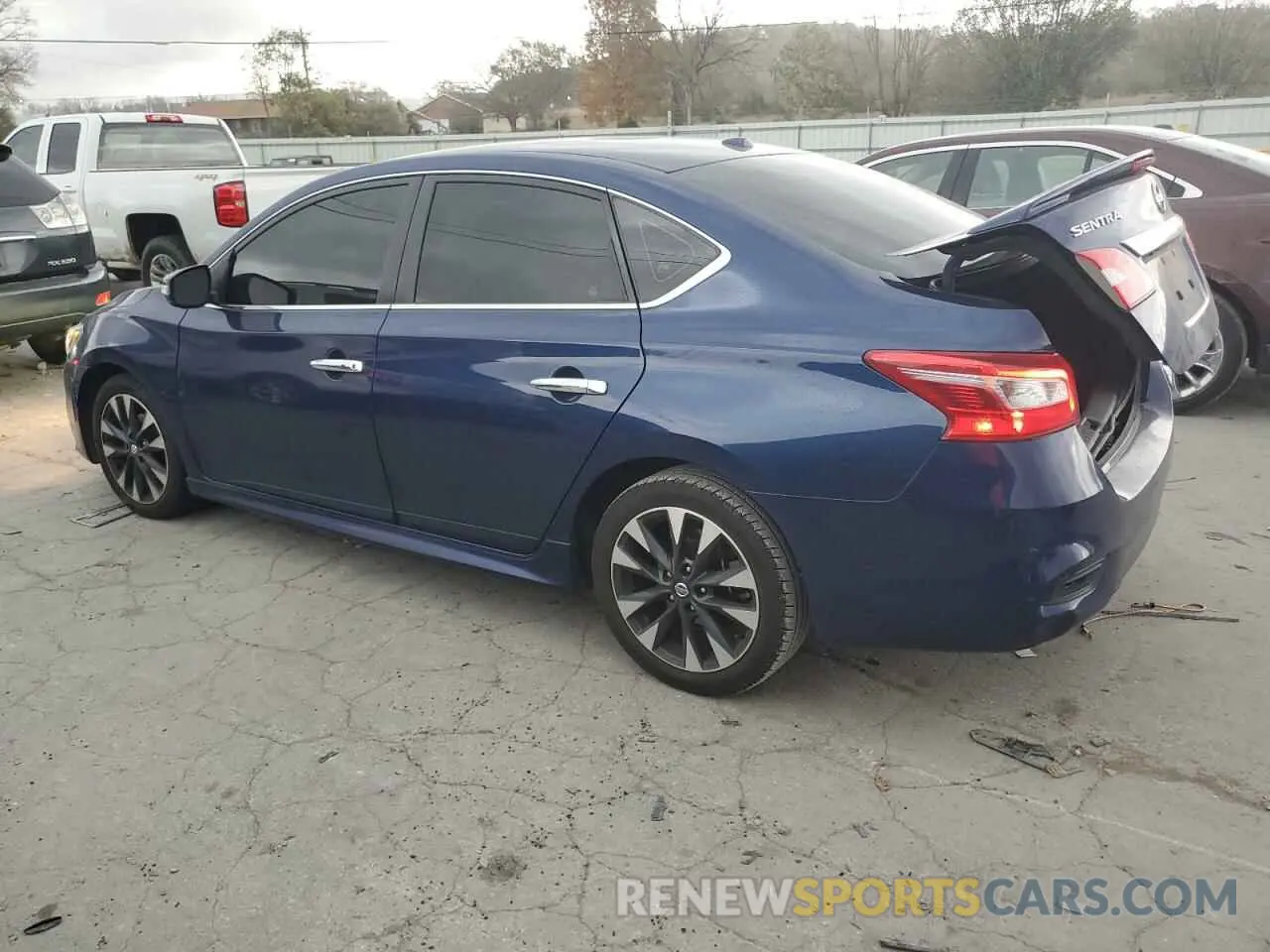 2 Photograph of a damaged car 3N1AB7AP0KY414183 NISSAN SENTRA 2019