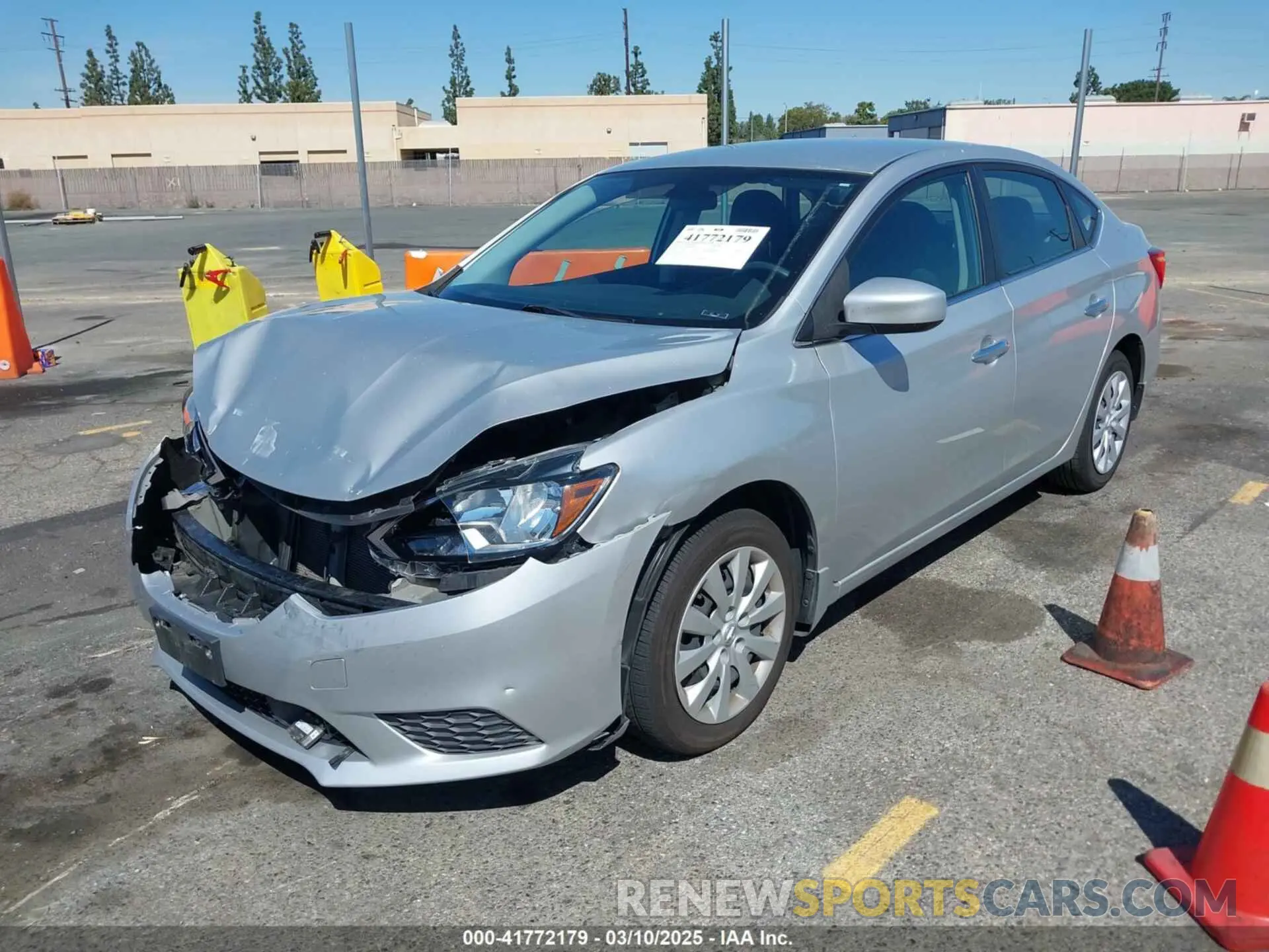 2 Photograph of a damaged car 3N1AB7AP0KY422624 NISSAN SENTRA 2019