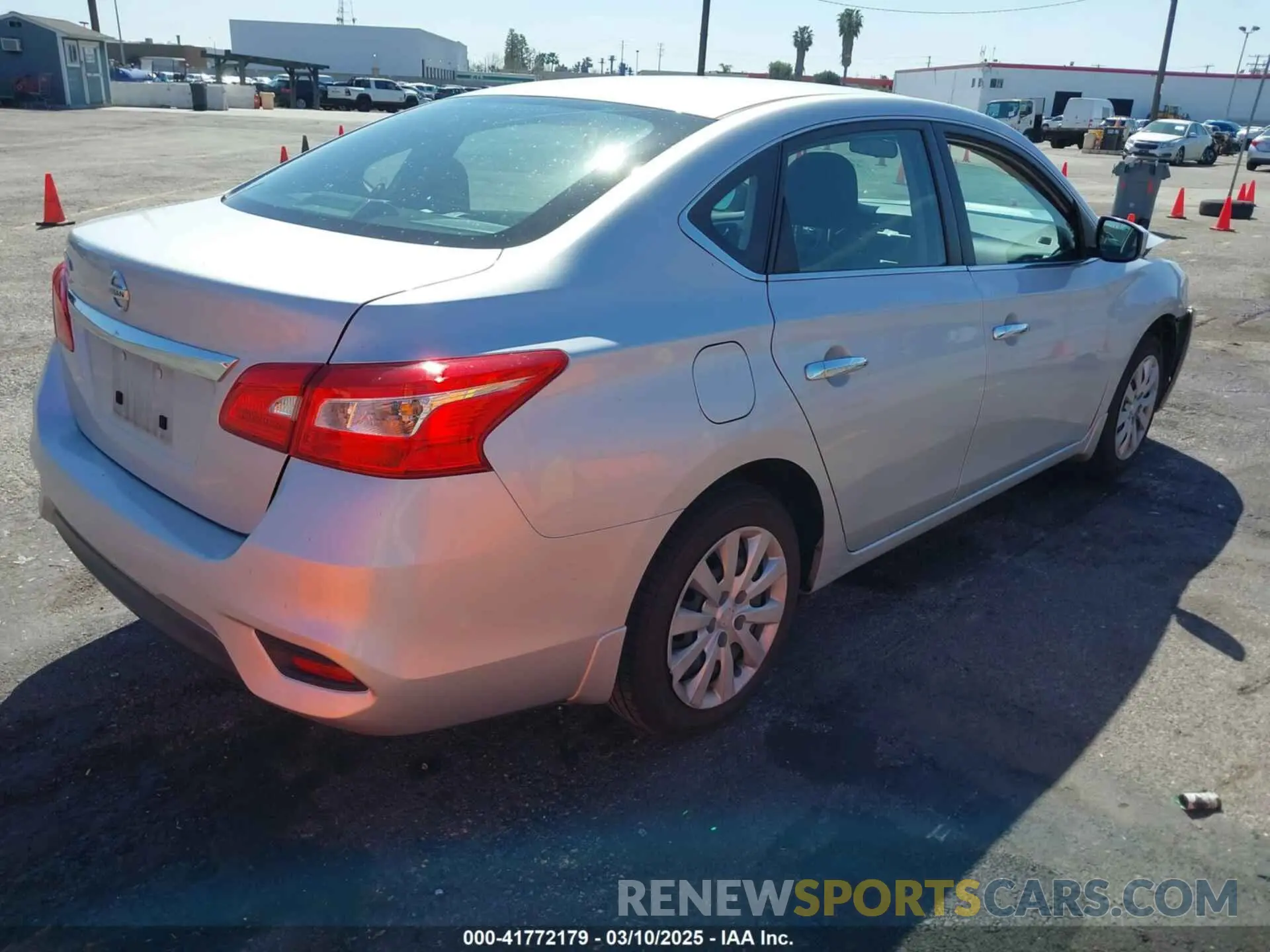 4 Photograph of a damaged car 3N1AB7AP0KY422624 NISSAN SENTRA 2019