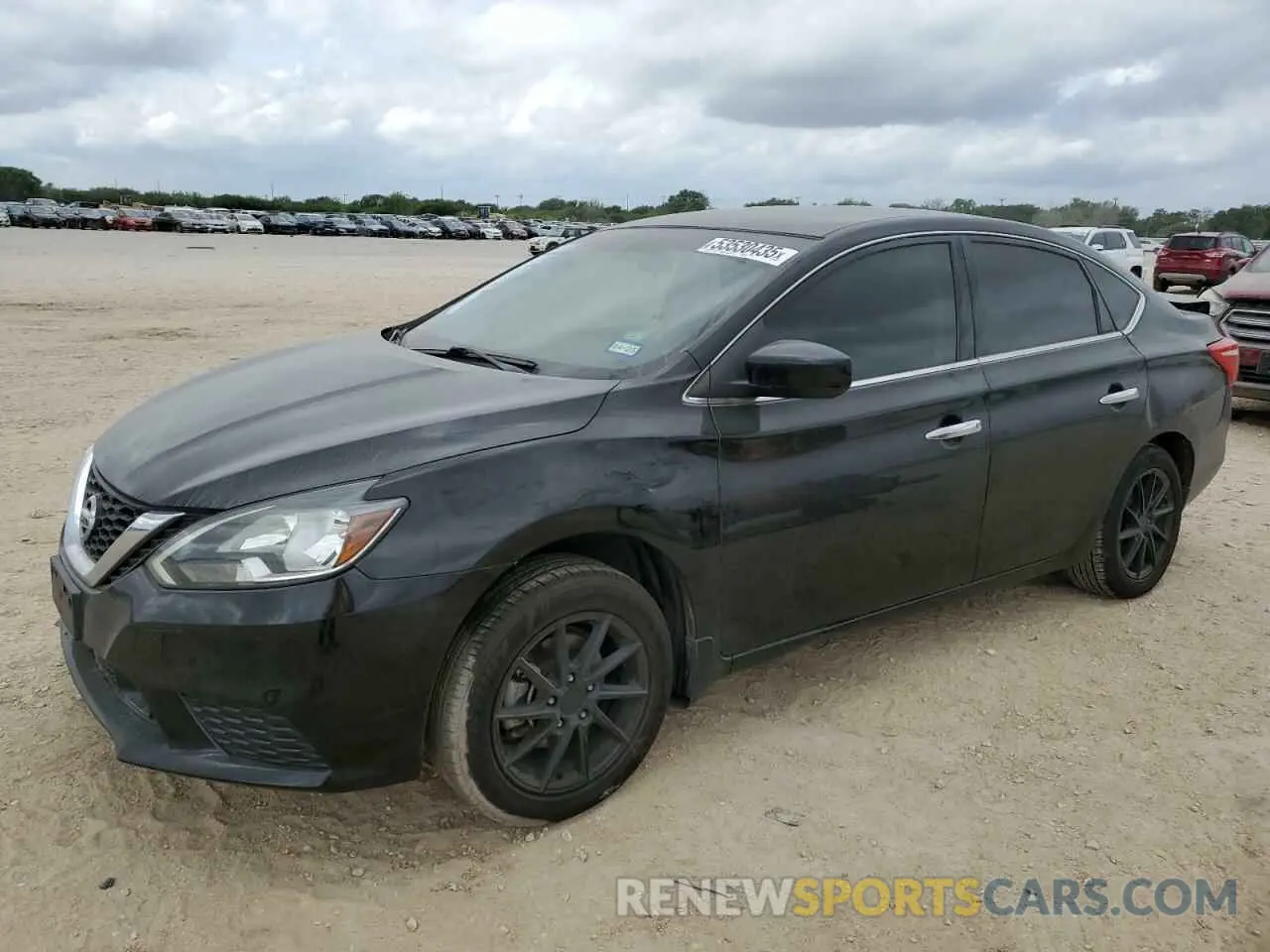 1 Photograph of a damaged car 3N1AB7AP0KY422946 NISSAN SENTRA 2019