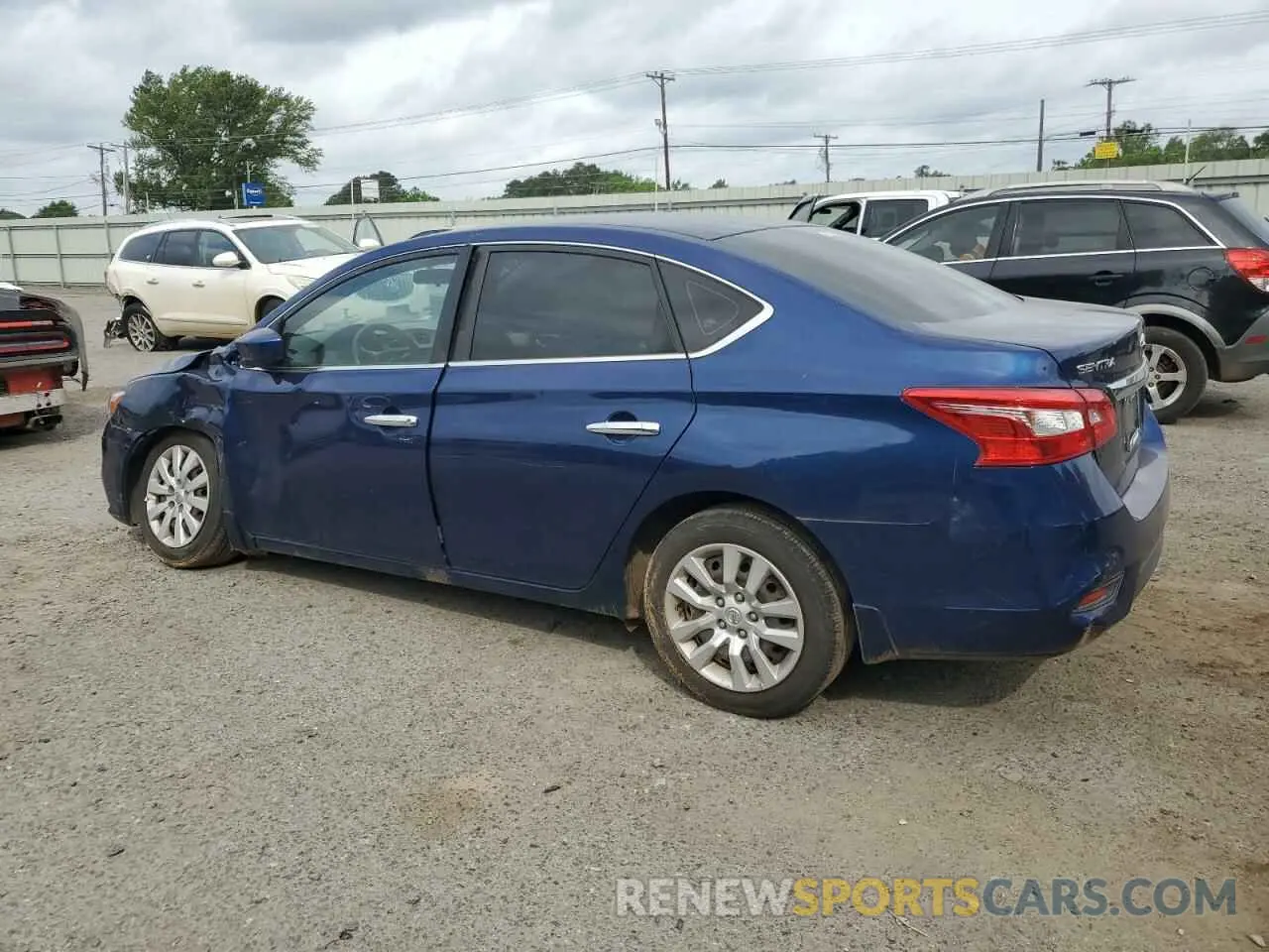 2 Photograph of a damaged car 3N1AB7AP0KY426401 NISSAN SENTRA 2019