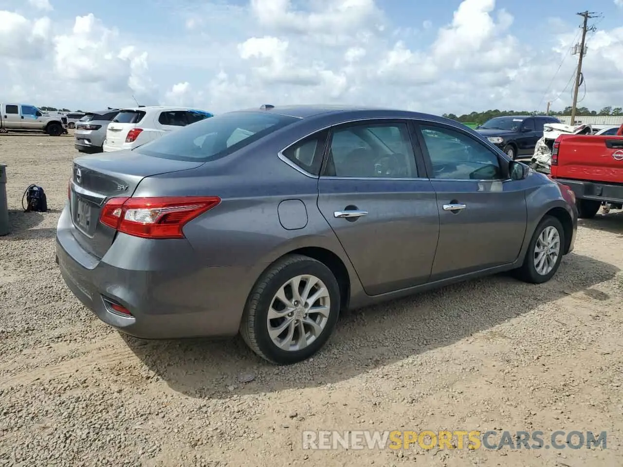 3 Photograph of a damaged car 3N1AB7AP0KY435969 NISSAN SENTRA 2019