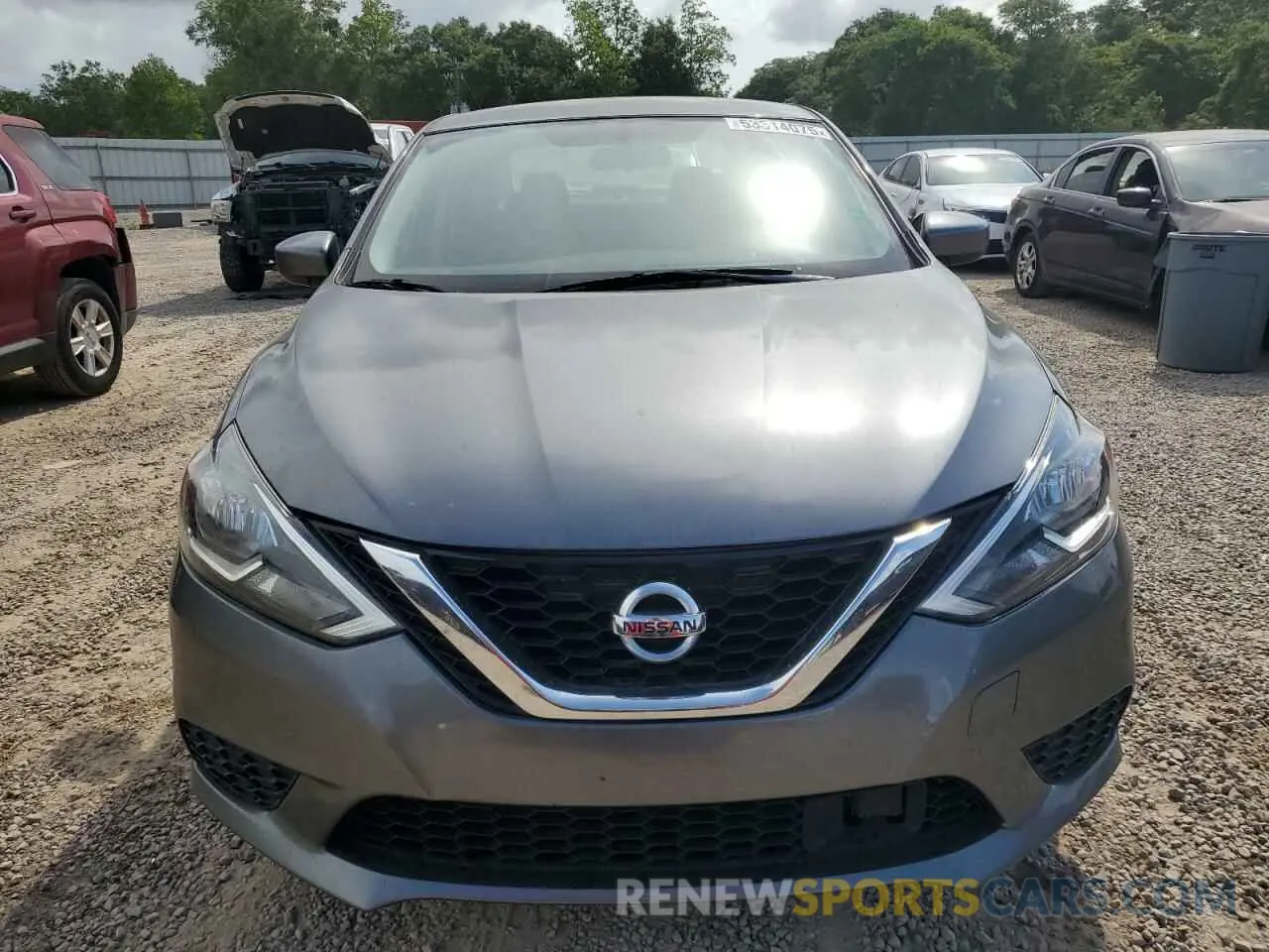5 Photograph of a damaged car 3N1AB7AP0KY435969 NISSAN SENTRA 2019