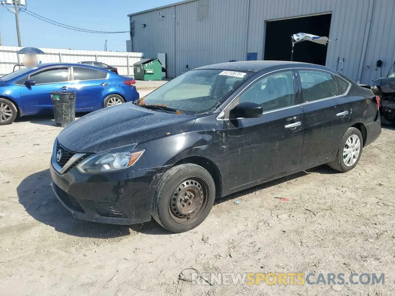 1 Photograph of a damaged car 3N1AB7AP0KY436507 NISSAN SENTRA 2019