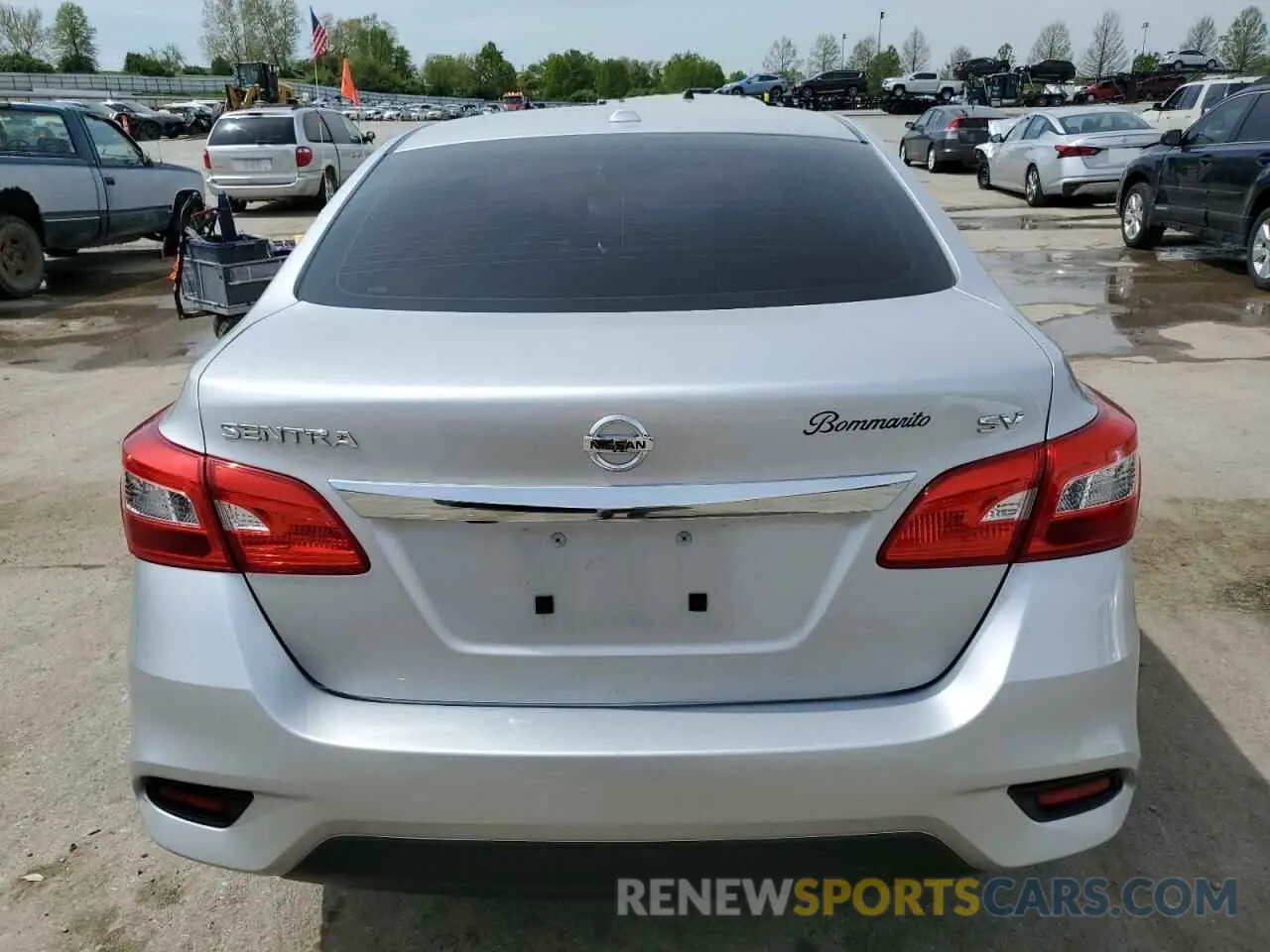 6 Photograph of a damaged car 3N1AB7AP0KY437544 NISSAN SENTRA 2019