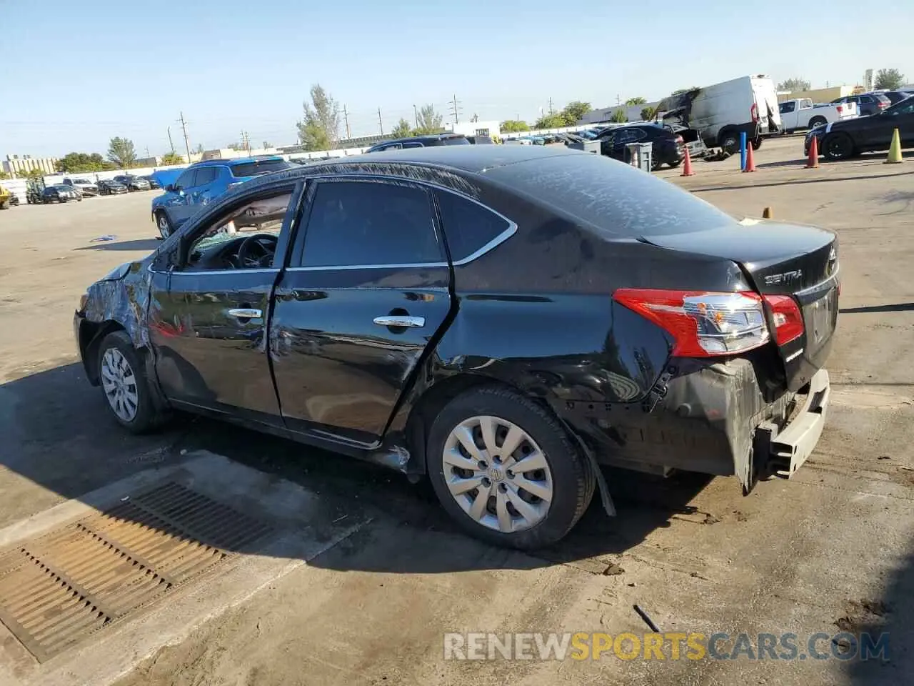 2 Photograph of a damaged car 3N1AB7AP0KY446731 NISSAN SENTRA 2019