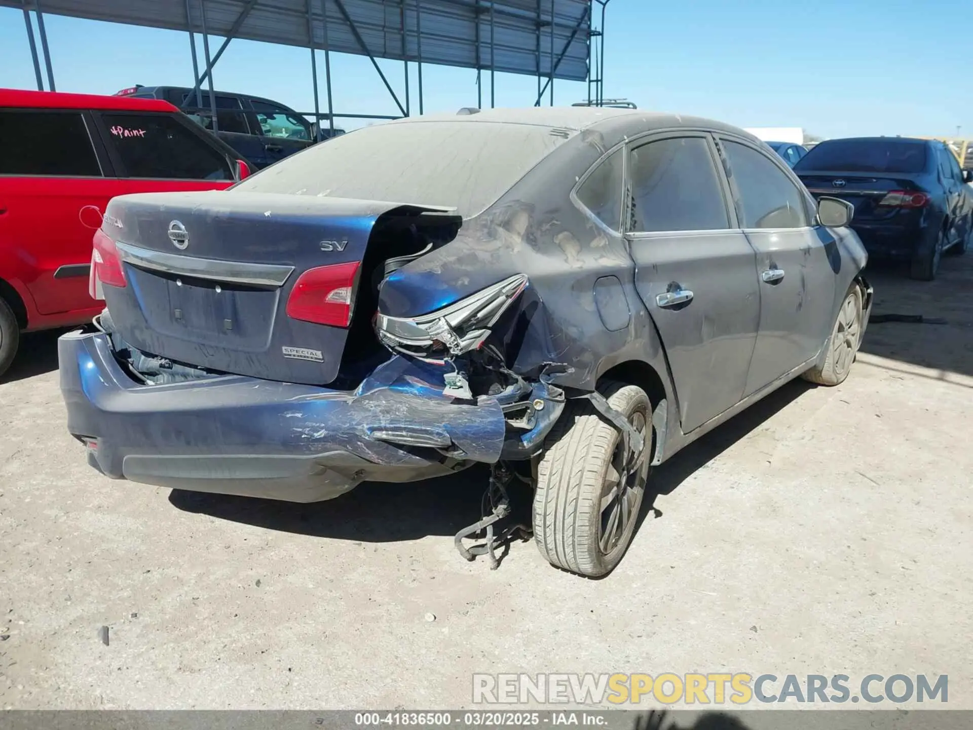 4 Photograph of a damaged car 3N1AB7AP0KY447541 NISSAN SENTRA 2019