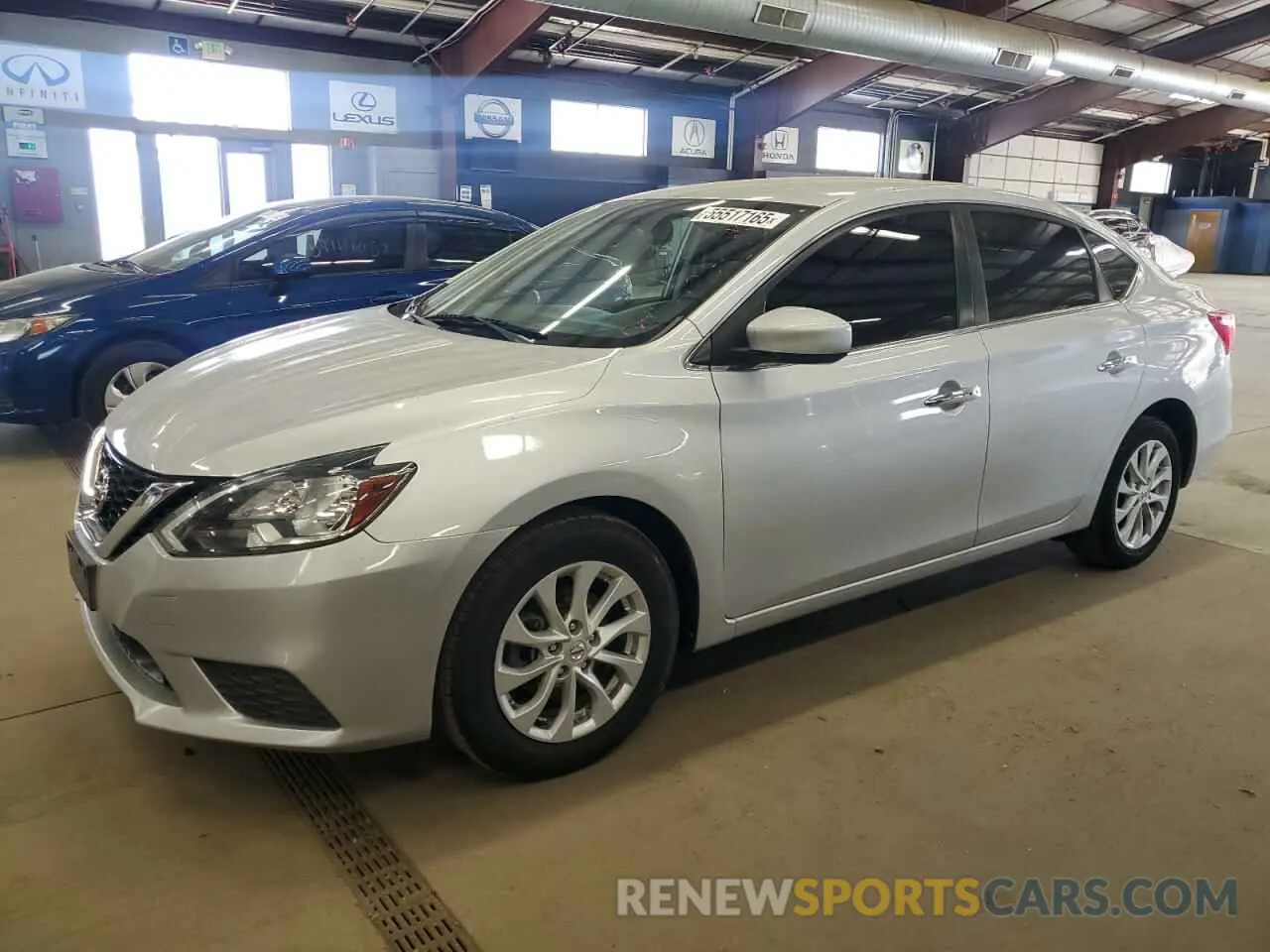 1 Photograph of a damaged car 3N1AB7AP0KY448558 NISSAN SENTRA 2019