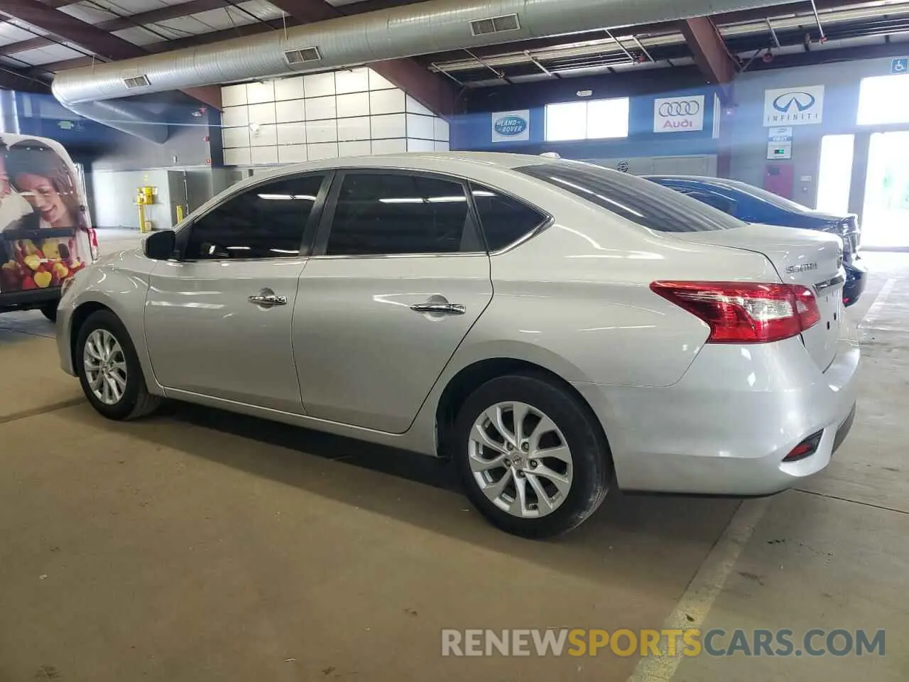 2 Photograph of a damaged car 3N1AB7AP0KY448558 NISSAN SENTRA 2019