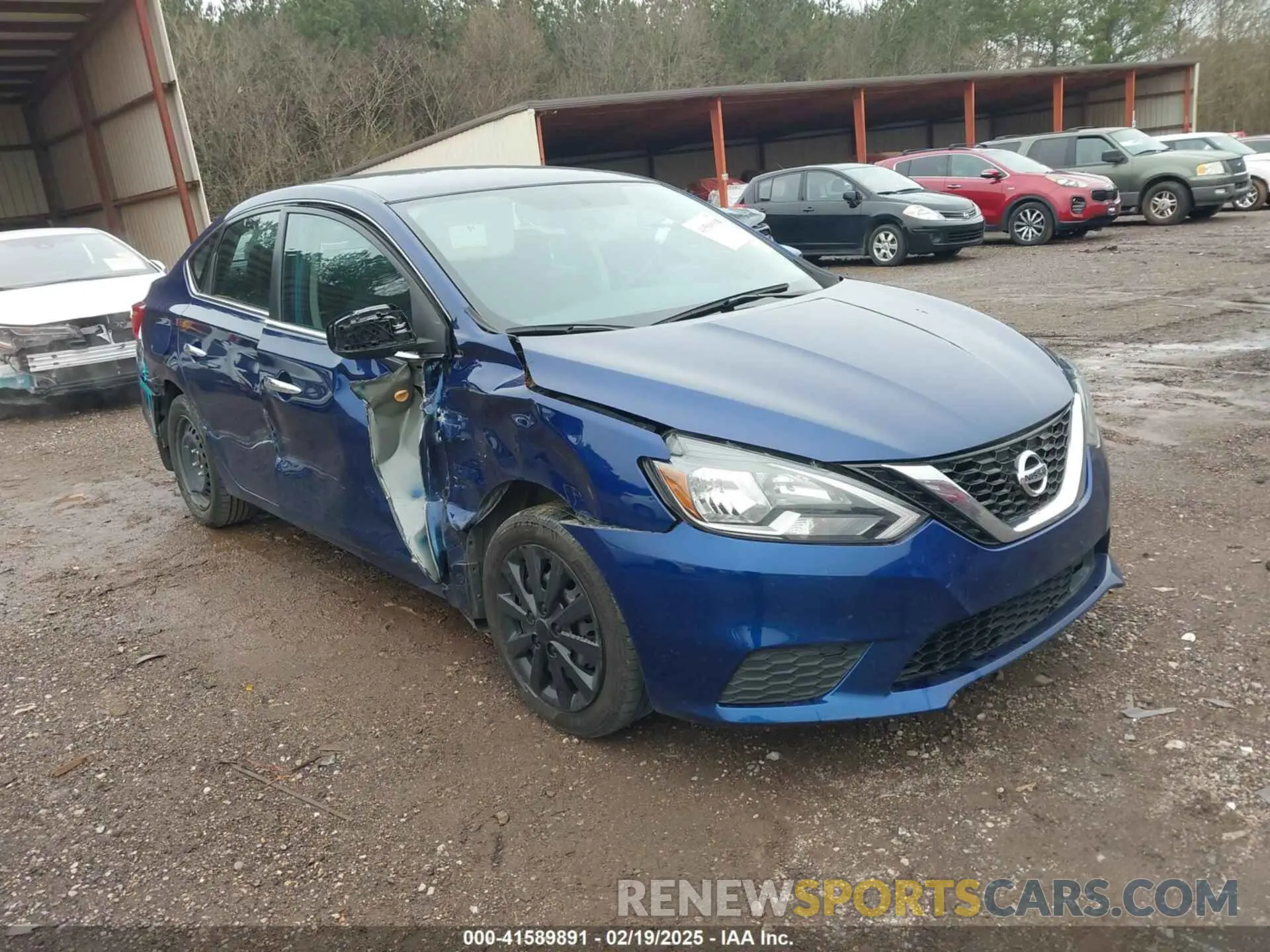 1 Photograph of a damaged car 3N1AB7AP0KY451718 NISSAN SENTRA 2019