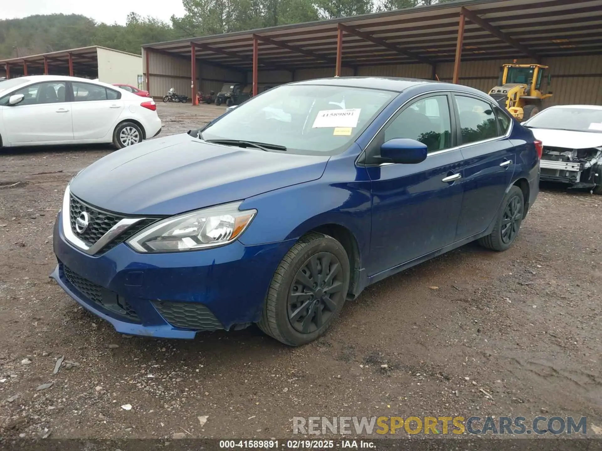 2 Photograph of a damaged car 3N1AB7AP0KY451718 NISSAN SENTRA 2019