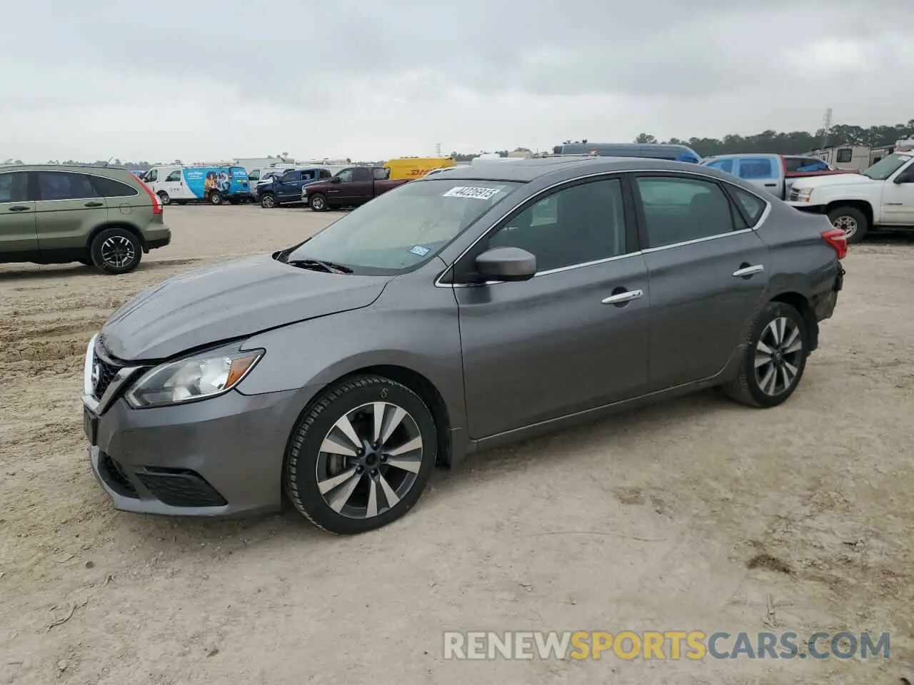 1 Photograph of a damaged car 3N1AB7AP0KY452884 NISSAN SENTRA 2019