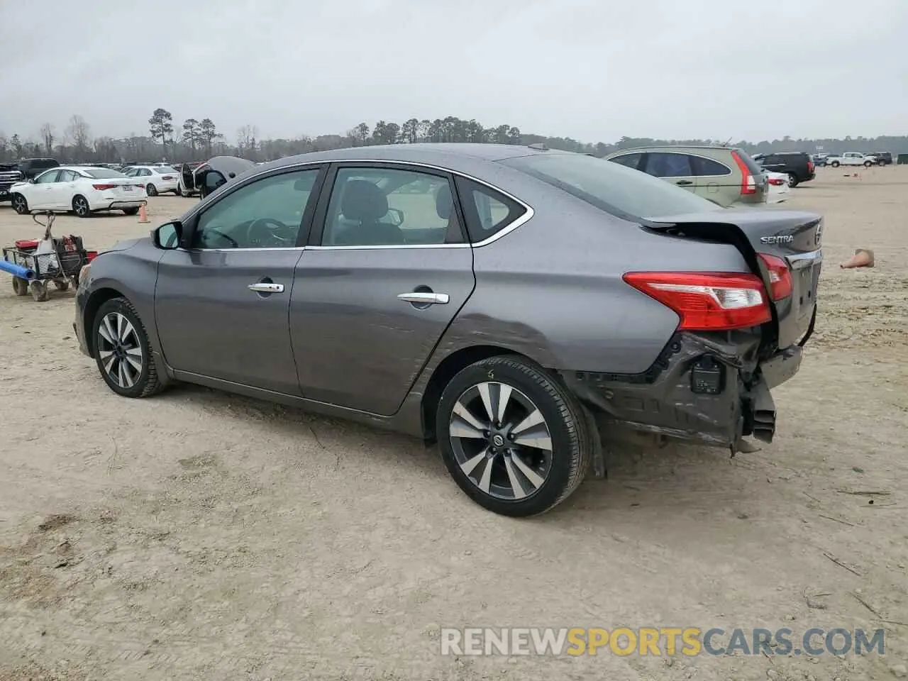 2 Photograph of a damaged car 3N1AB7AP0KY452884 NISSAN SENTRA 2019