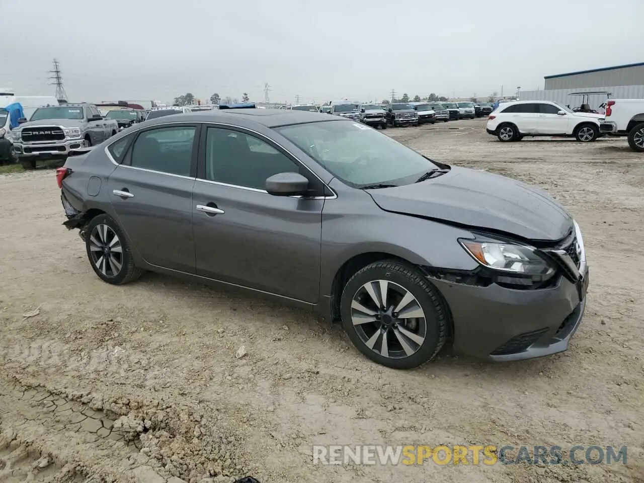4 Photograph of a damaged car 3N1AB7AP0KY452884 NISSAN SENTRA 2019