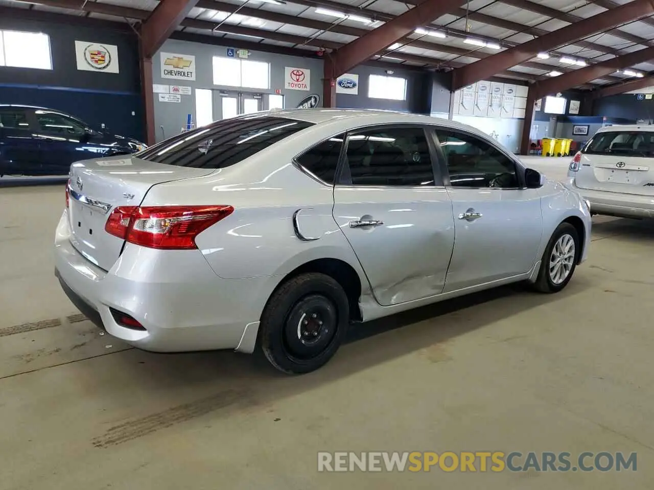 3 Photograph of a damaged car 3N1AB7AP0KY455395 NISSAN SENTRA 2019