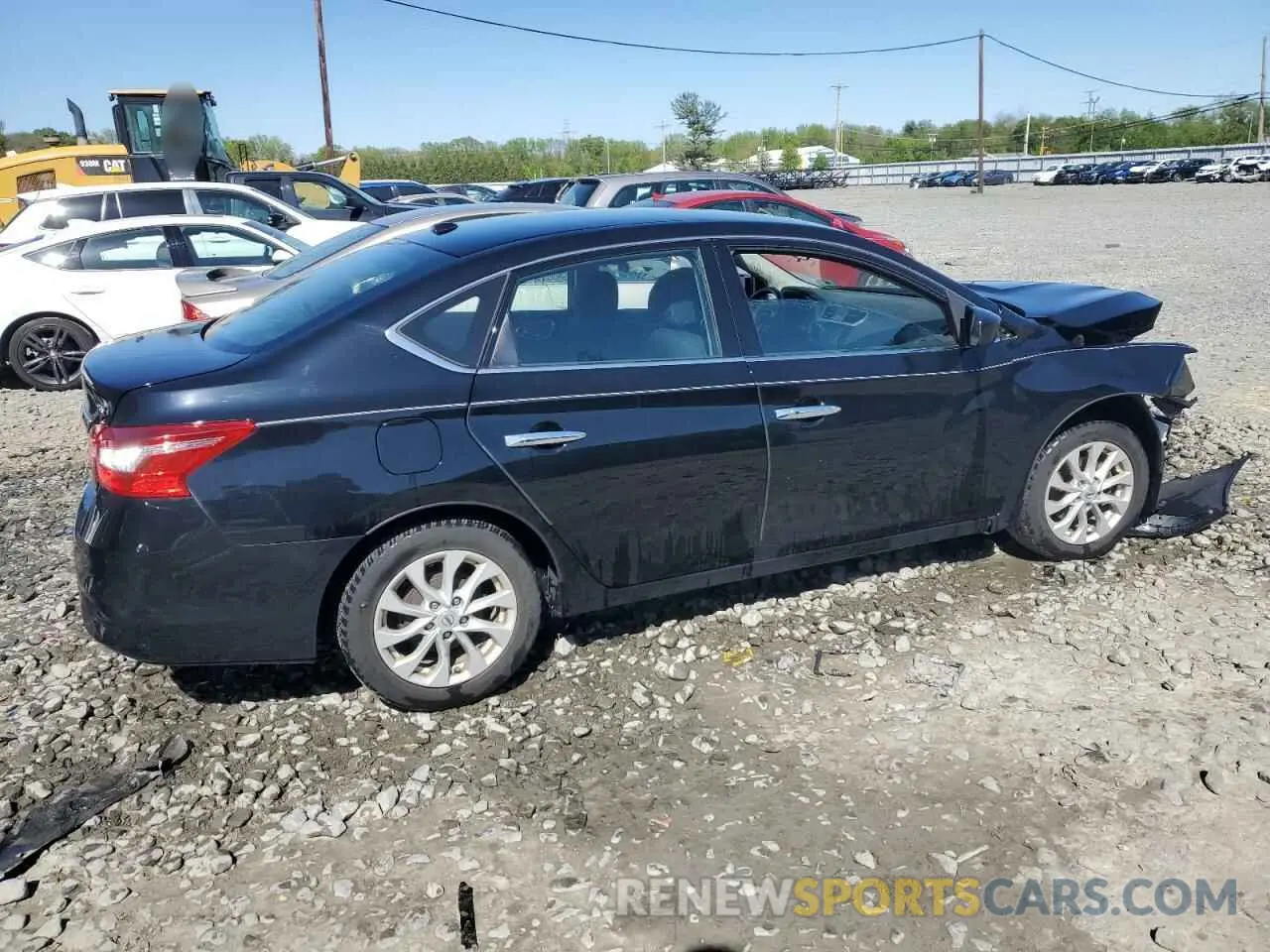 3 Photograph of a damaged car 3N1AB7AP0KY455414 NISSAN SENTRA 2019