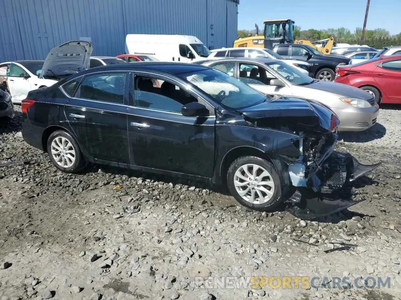 4 Photograph of a damaged car 3N1AB7AP0KY455414 NISSAN SENTRA 2019