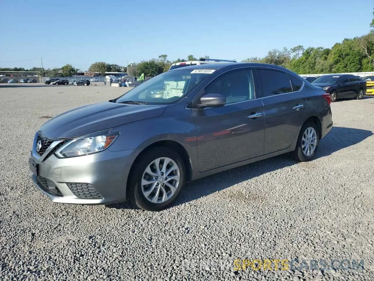 1 Photograph of a damaged car 3N1AB7AP0KY456076 NISSAN SENTRA 2019
