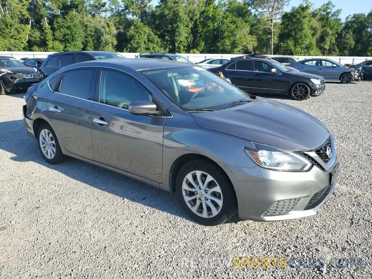 4 Photograph of a damaged car 3N1AB7AP0KY456076 NISSAN SENTRA 2019