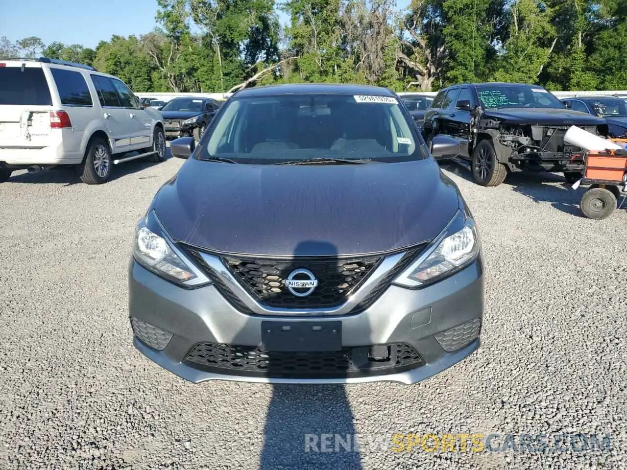 5 Photograph of a damaged car 3N1AB7AP0KY456076 NISSAN SENTRA 2019