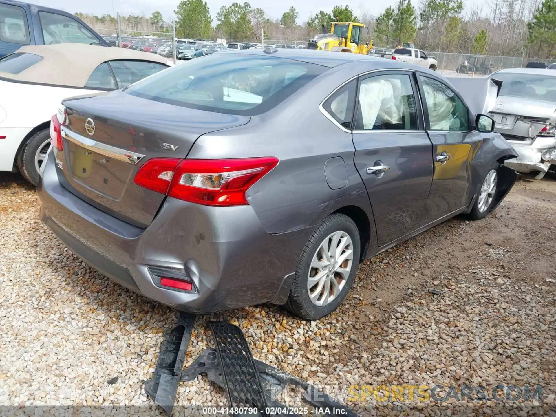 4 Photograph of a damaged car 3N1AB7AP0KY456921 NISSAN SENTRA 2019