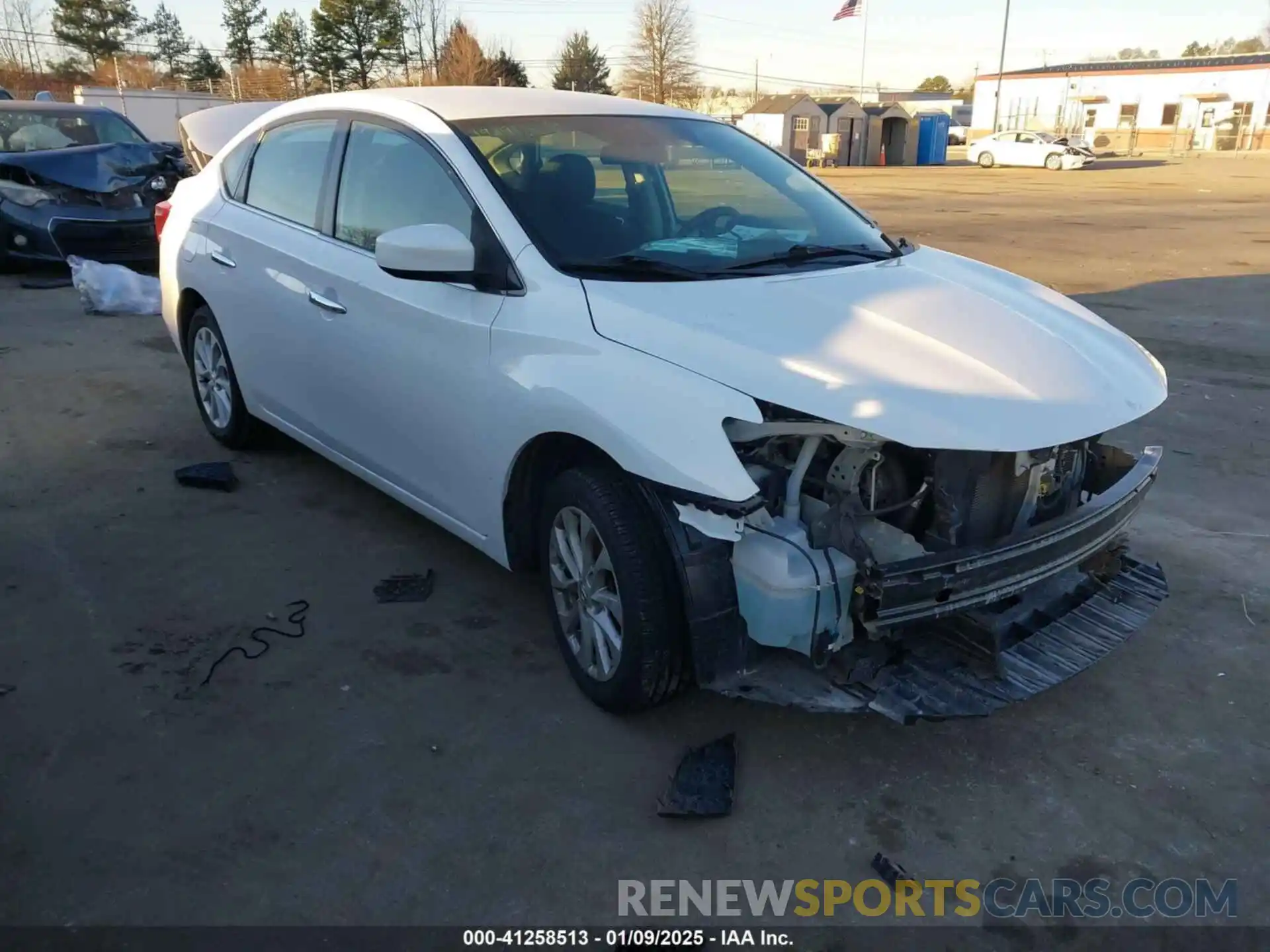 1 Photograph of a damaged car 3N1AB7AP0KY457163 NISSAN SENTRA 2019