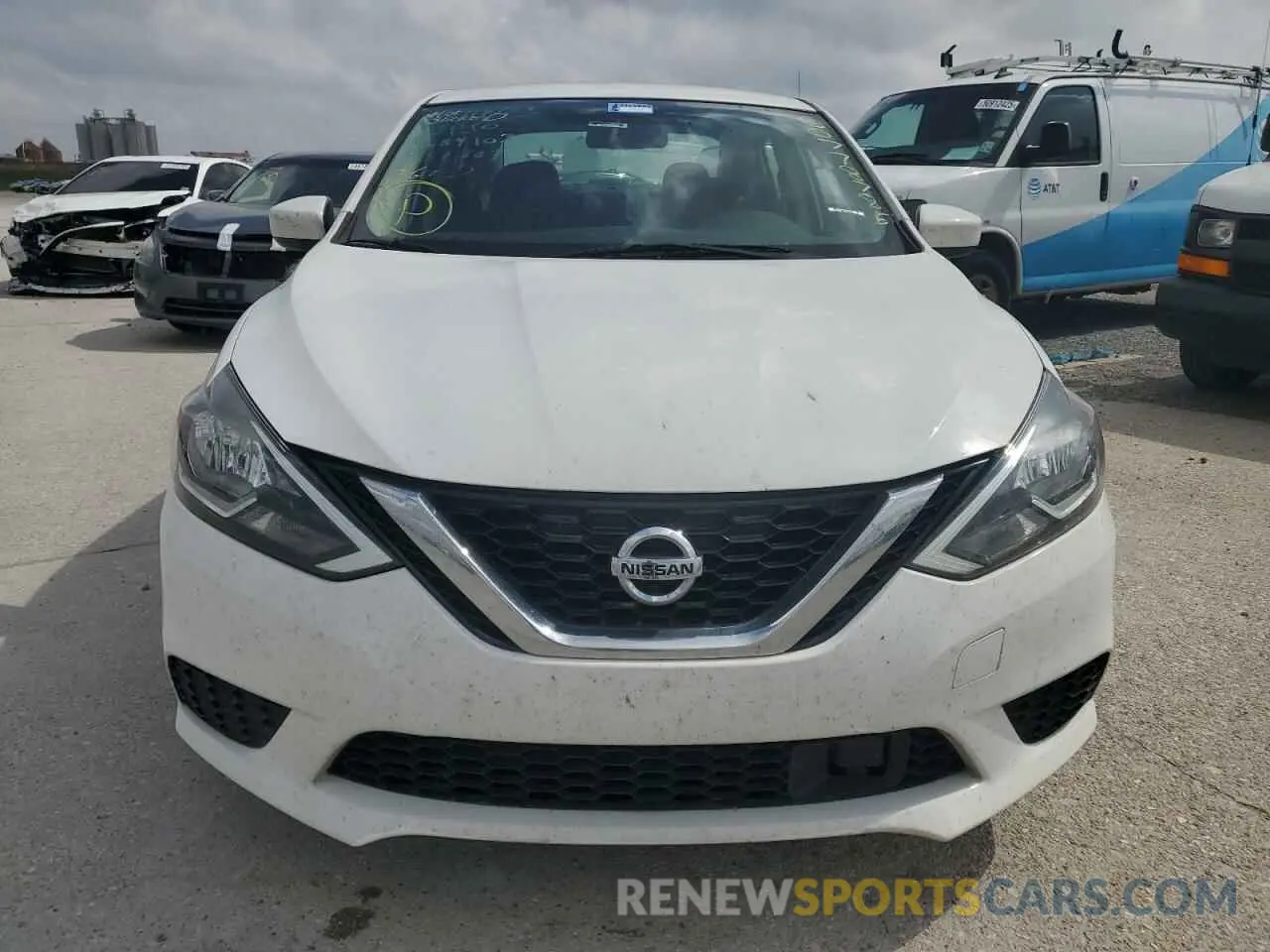 5 Photograph of a damaged car 3N1AB7AP0KY457387 NISSAN SENTRA 2019