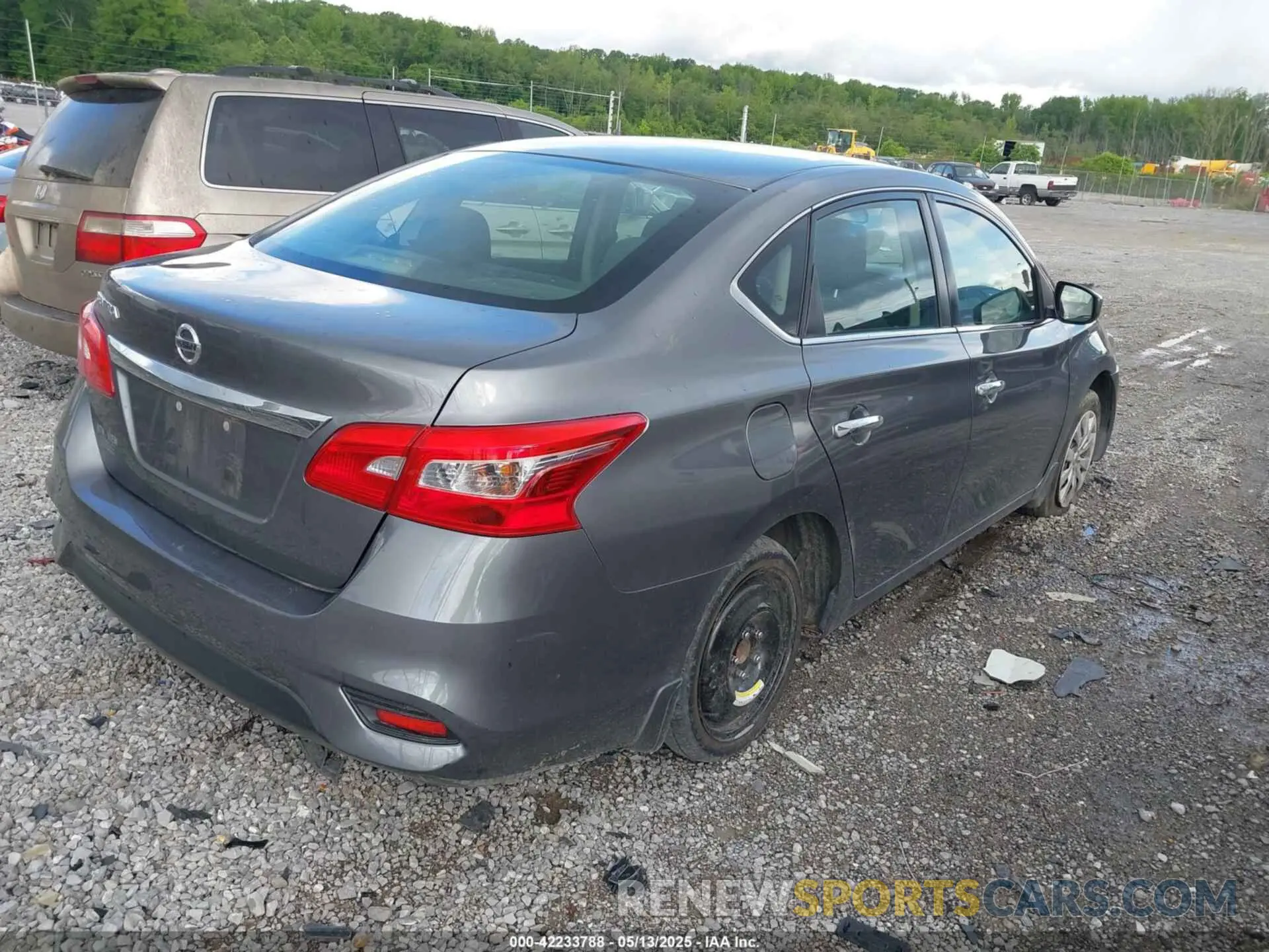 4 Photograph of a damaged car 3N1AB7AP0KY458040 NISSAN SENTRA 2019