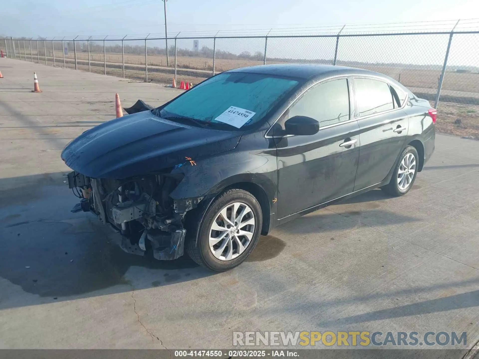 2 Photograph of a damaged car 3N1AB7AP1KL611912 NISSAN SENTRA 2019
