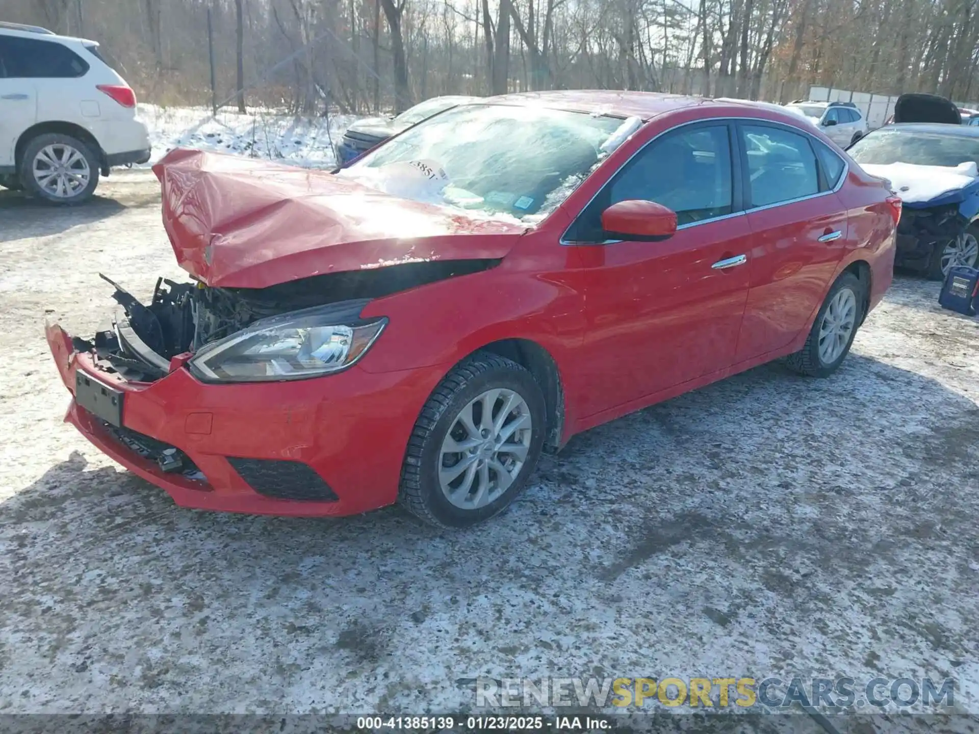 2 Photograph of a damaged car 3N1AB7AP1KL614289 NISSAN SENTRA 2019