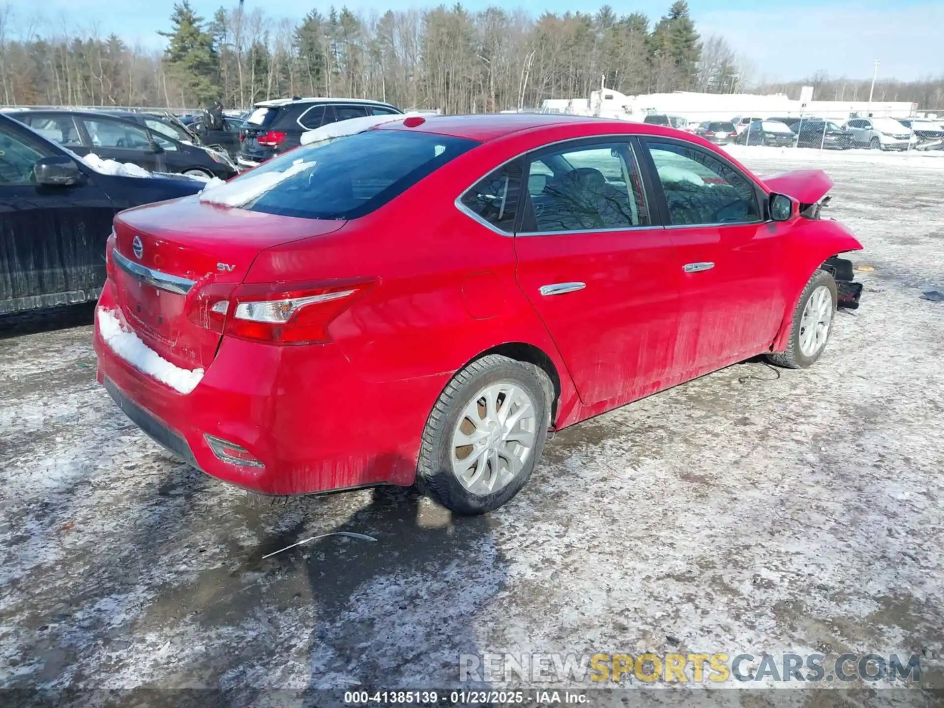 4 Photograph of a damaged car 3N1AB7AP1KL614289 NISSAN SENTRA 2019