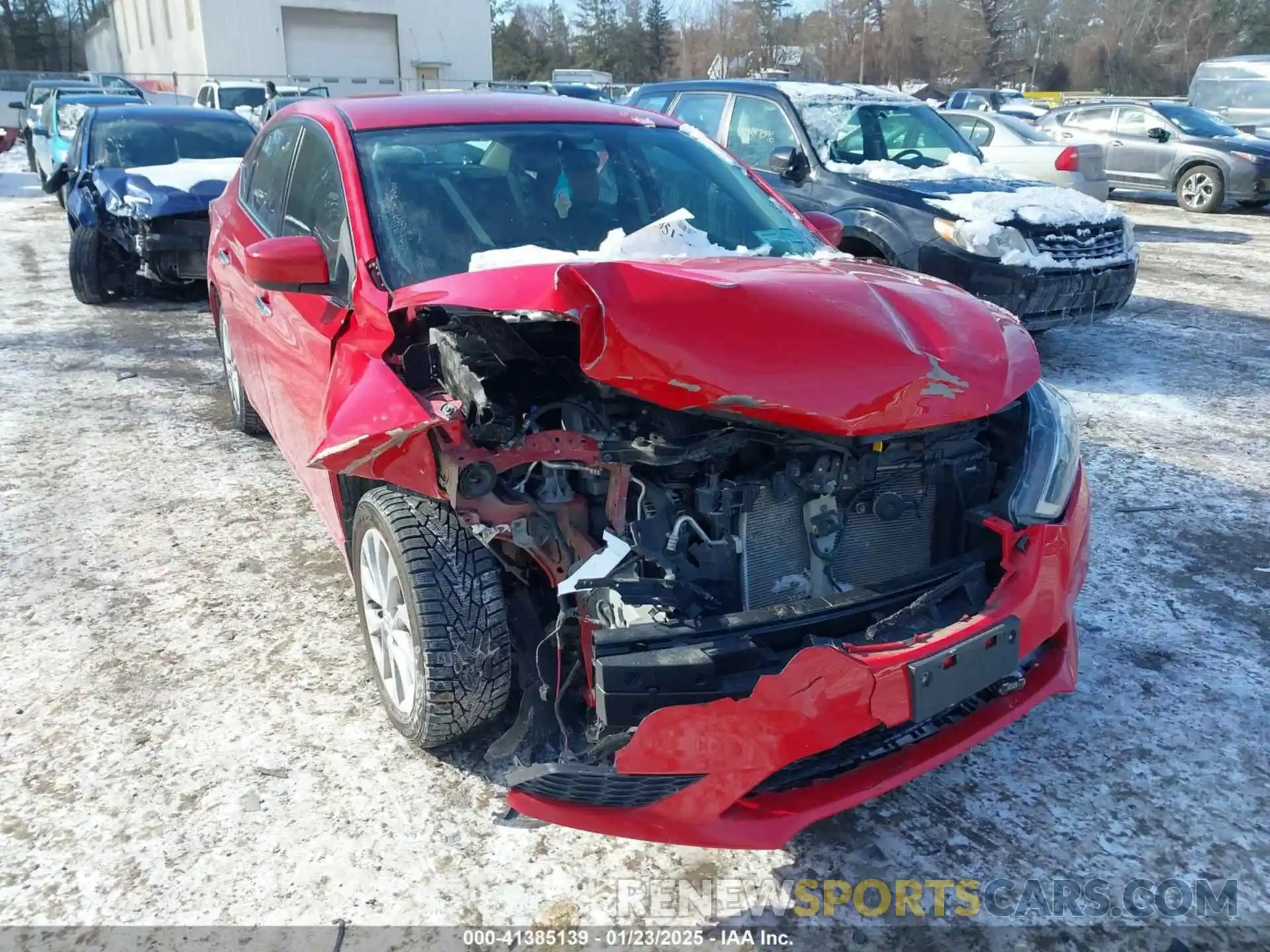 6 Photograph of a damaged car 3N1AB7AP1KL614289 NISSAN SENTRA 2019