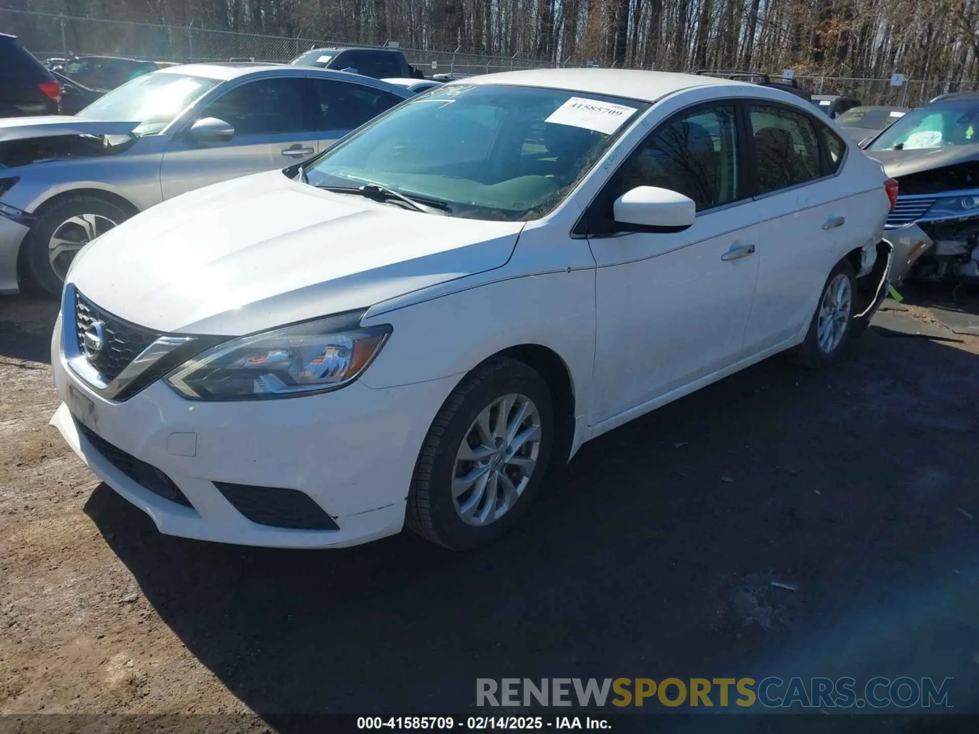 2 Photograph of a damaged car 3N1AB7AP1KL619072 NISSAN SENTRA 2019