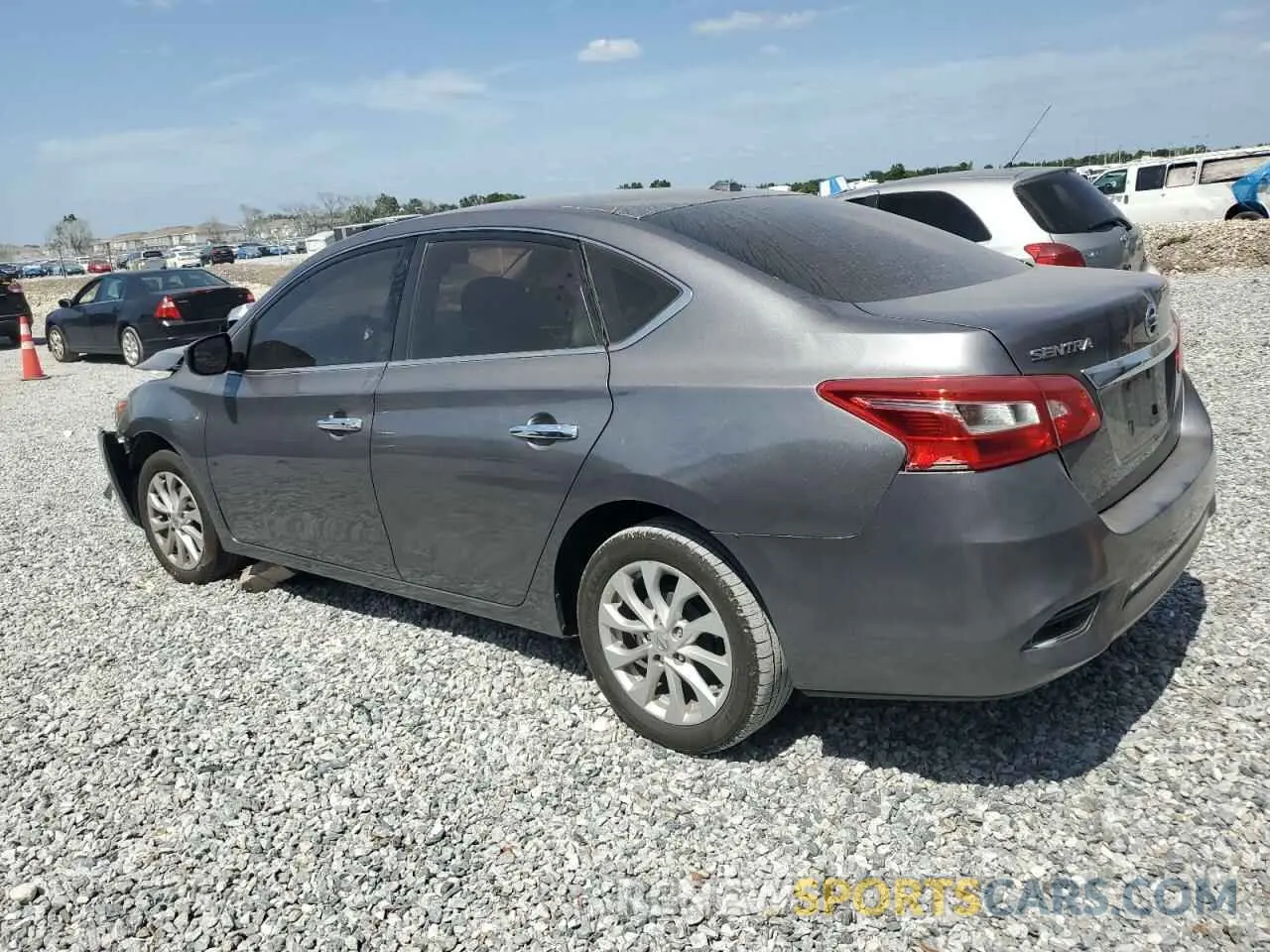 2 Photograph of a damaged car 3N1AB7AP1KL621484 NISSAN SENTRA 2019