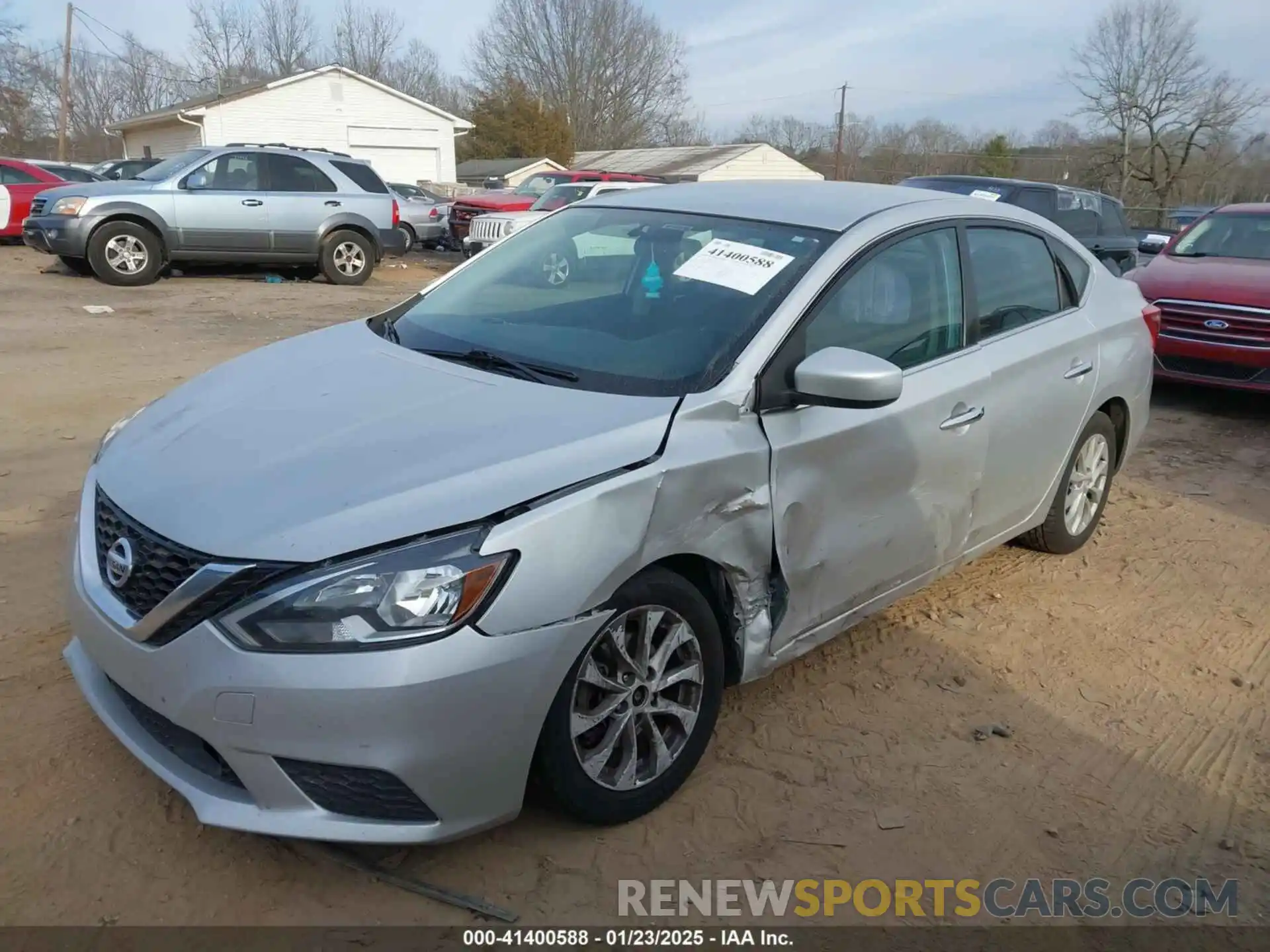 2 Photograph of a damaged car 3N1AB7AP1KL623235 NISSAN SENTRA 2019