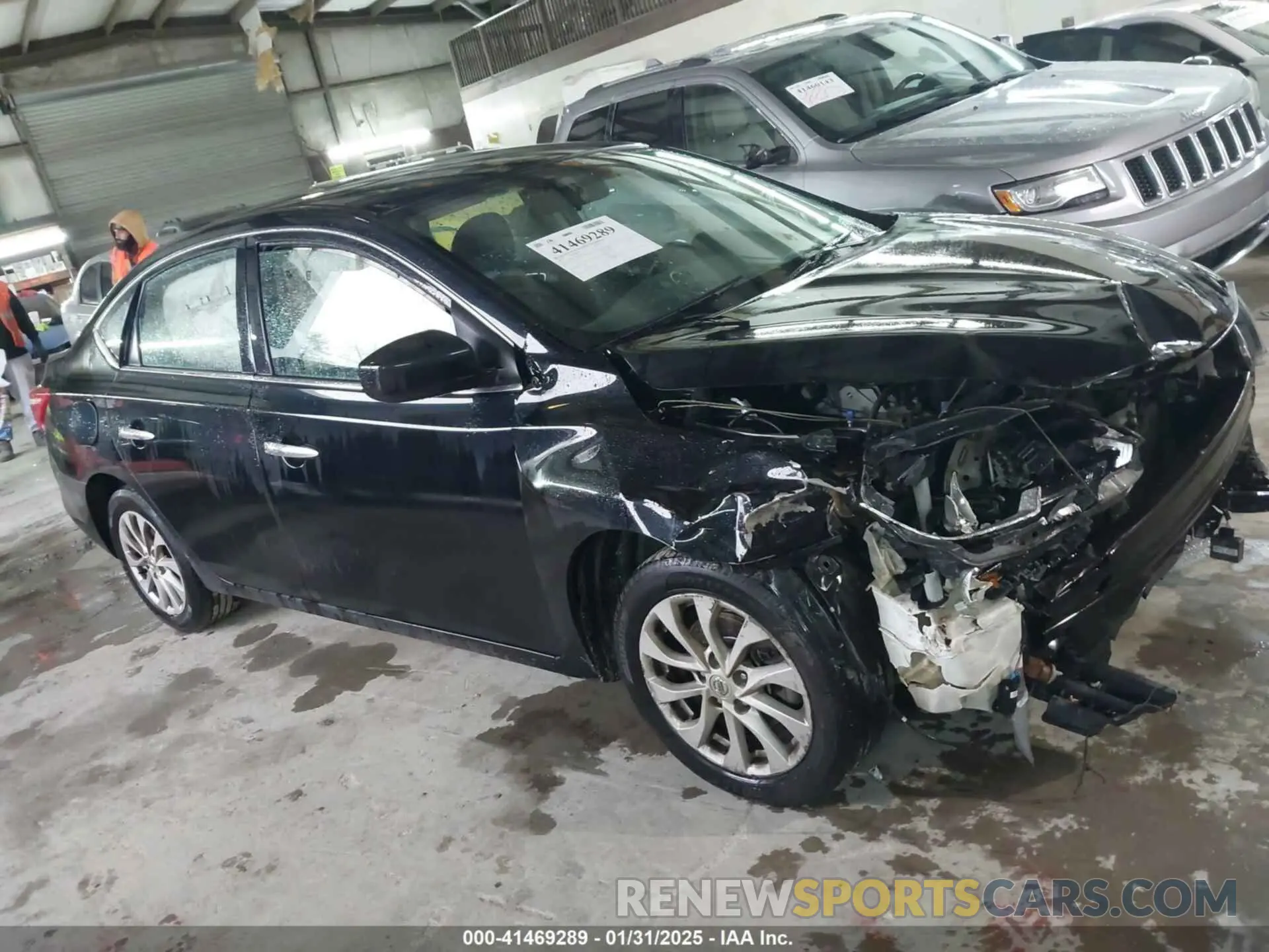 1 Photograph of a damaged car 3N1AB7AP1KL625261 NISSAN SENTRA 2019