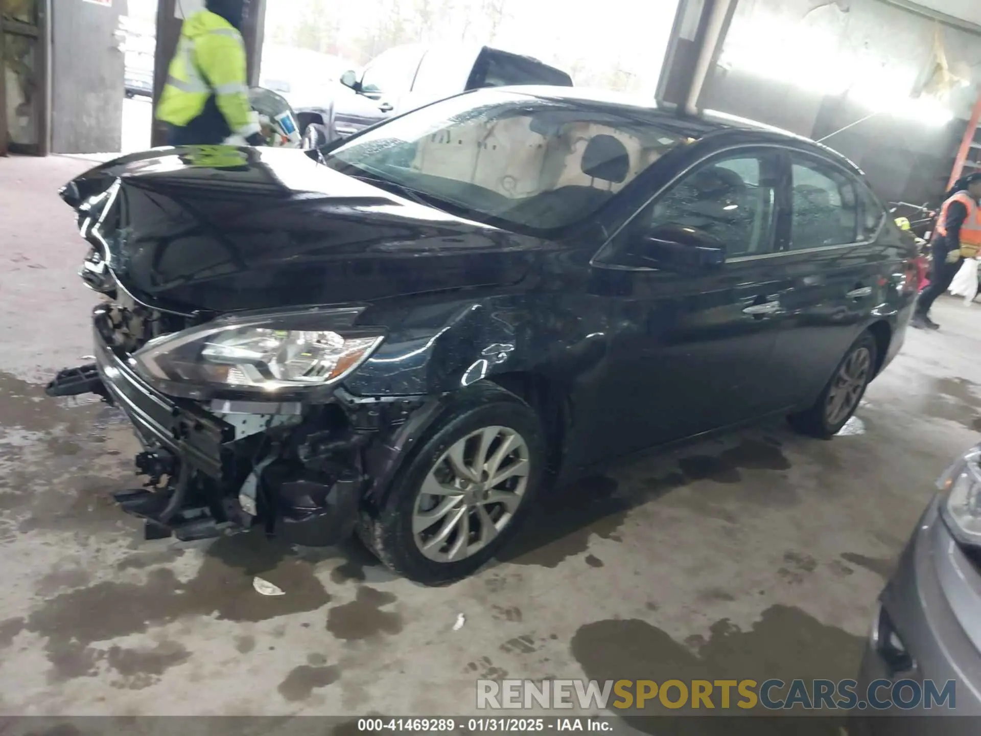 2 Photograph of a damaged car 3N1AB7AP1KL625261 NISSAN SENTRA 2019