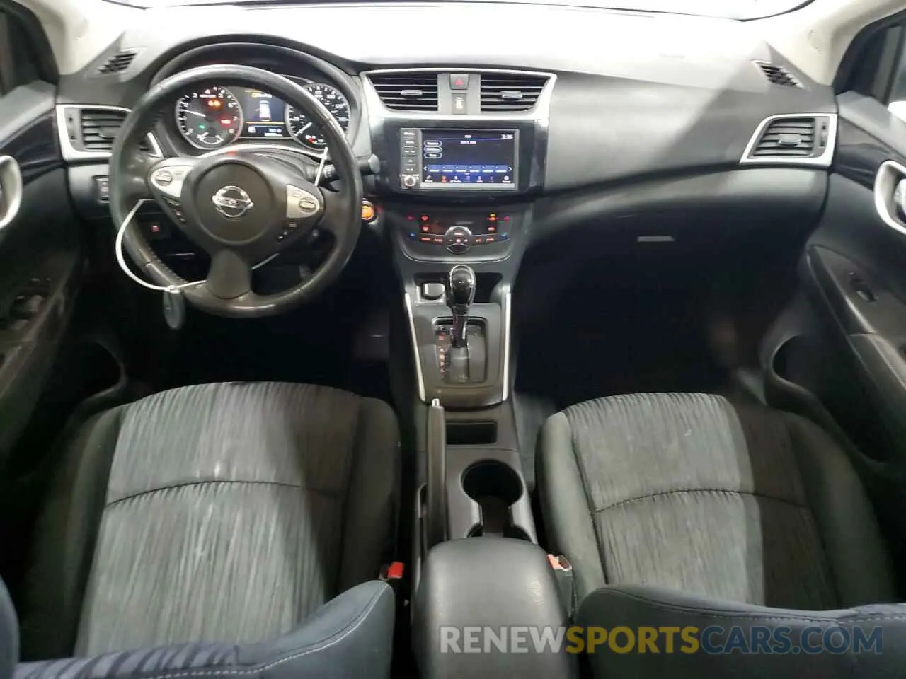 8 Photograph of a damaged car 3N1AB7AP1KL625583 NISSAN SENTRA 2019