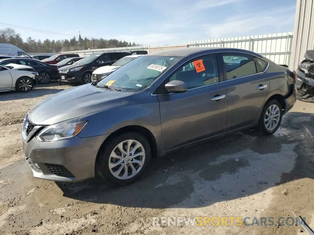1 Photograph of a damaged car 3N1AB7AP1KL628547 NISSAN SENTRA 2019
