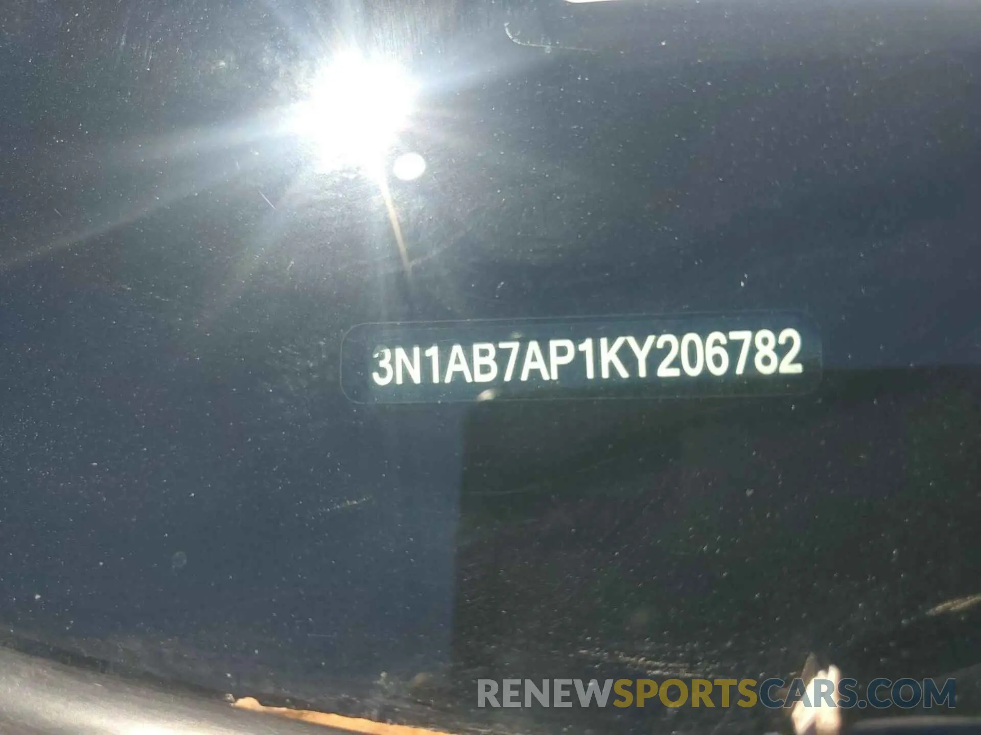 3 Photograph of a damaged car 3N1AB7AP1KY206782 NISSAN SENTRA 2019