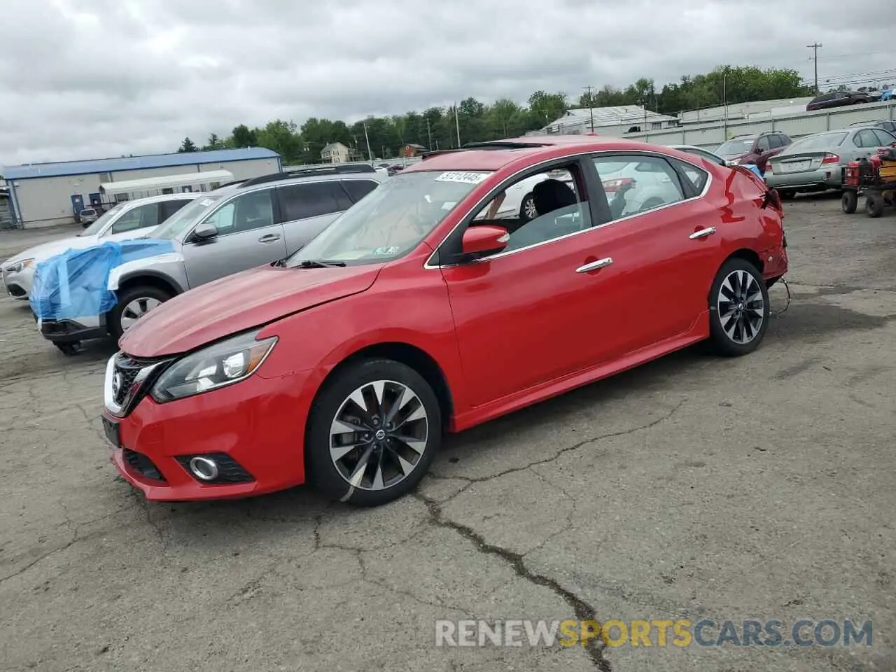 1 Photograph of a damaged car 3N1AB7AP1KY210816 NISSAN SENTRA 2019