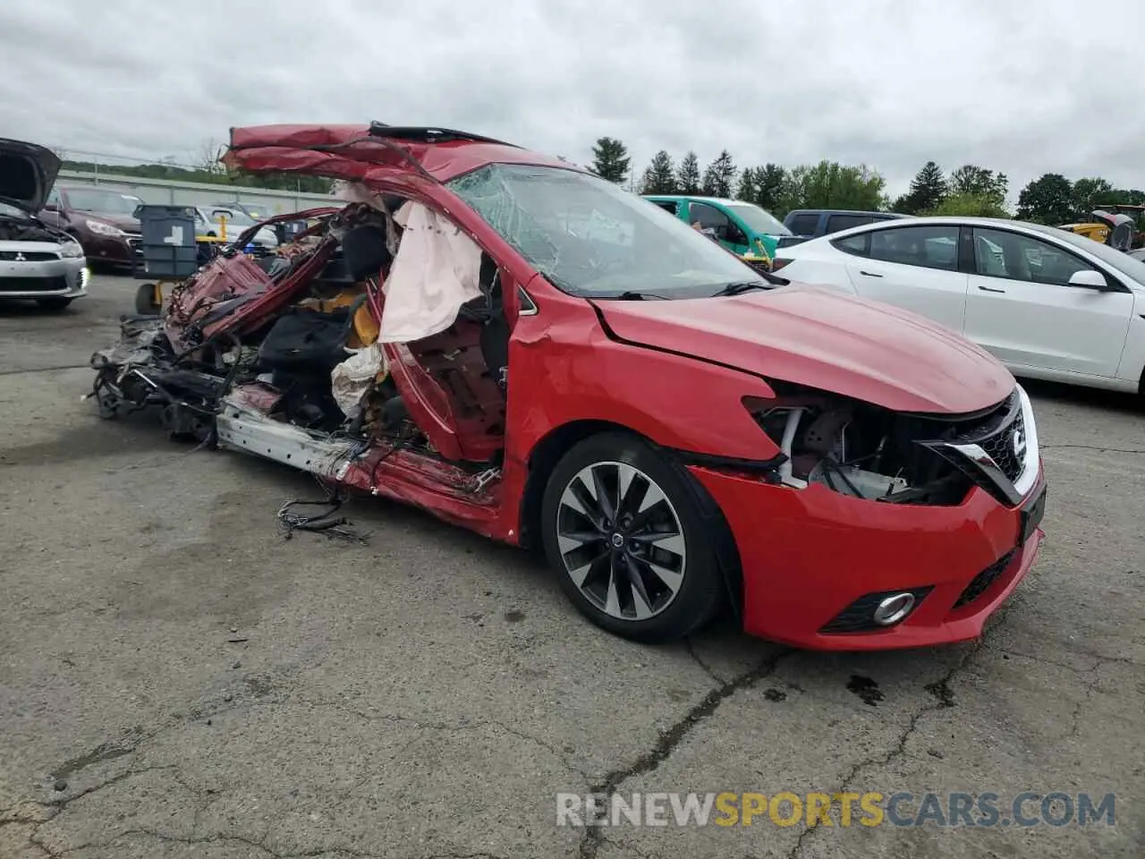 4 Photograph of a damaged car 3N1AB7AP1KY210816 NISSAN SENTRA 2019