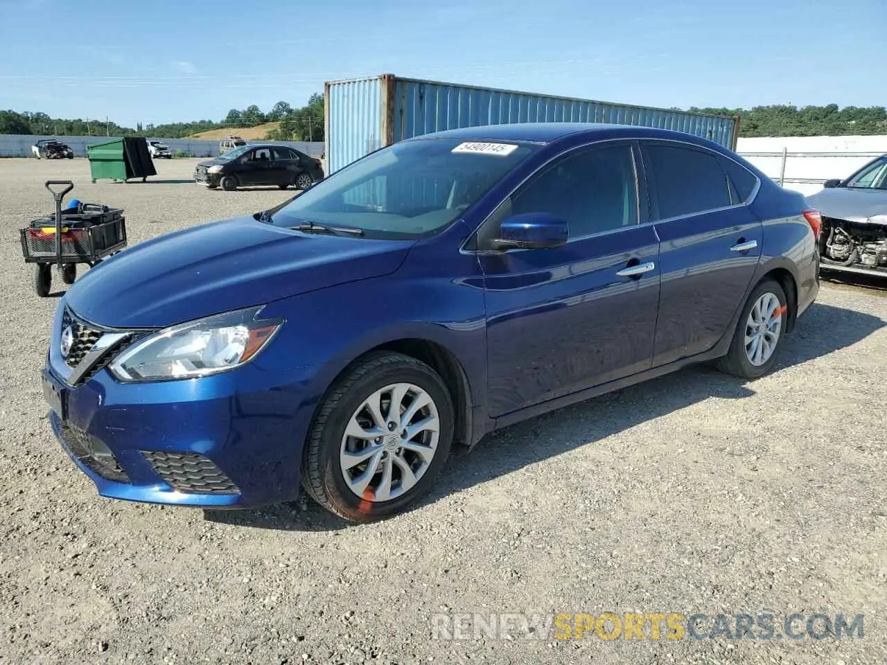 1 Photograph of a damaged car 3N1AB7AP1KY213036 NISSAN SENTRA 2019