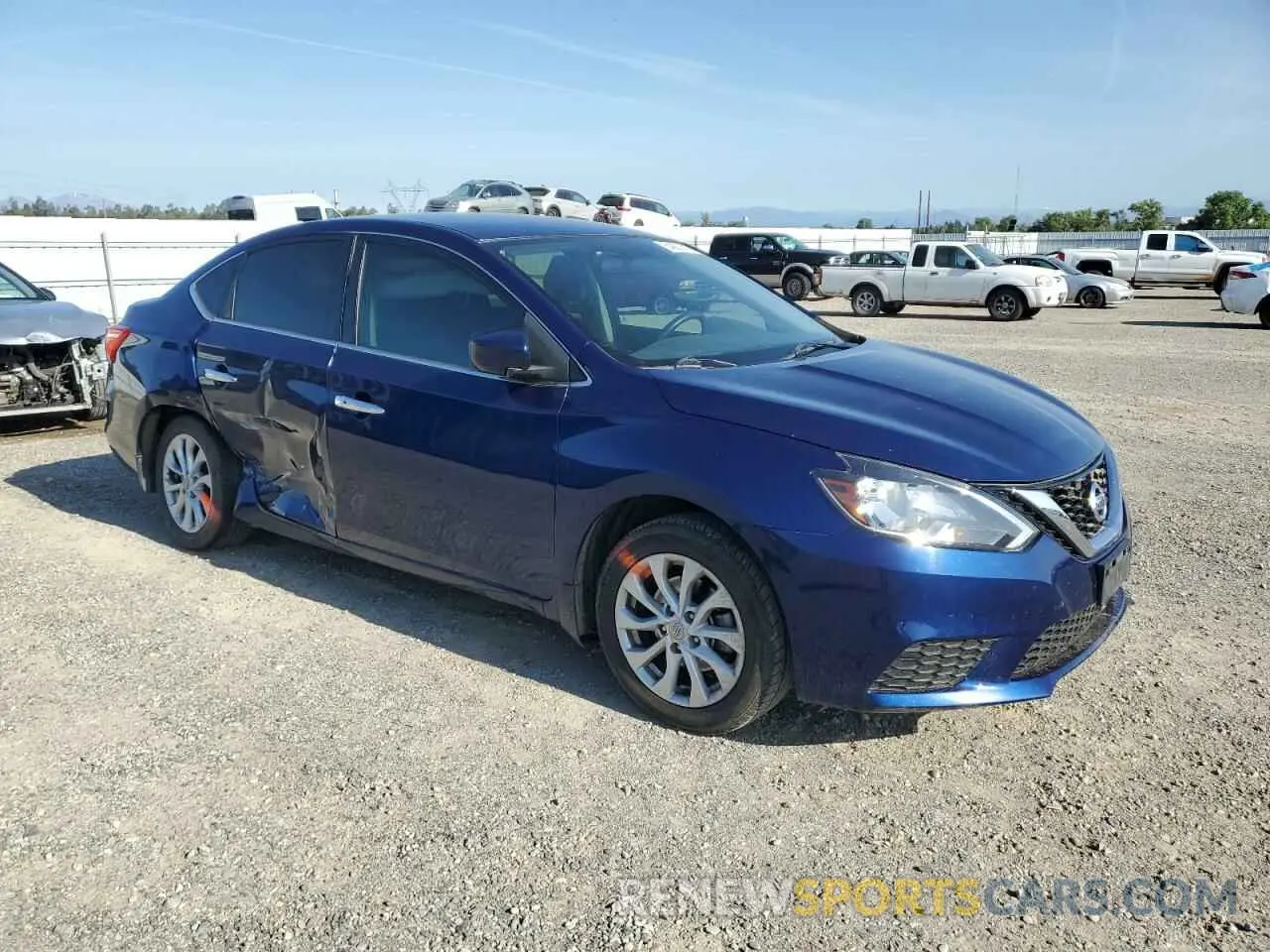 4 Photograph of a damaged car 3N1AB7AP1KY213036 NISSAN SENTRA 2019